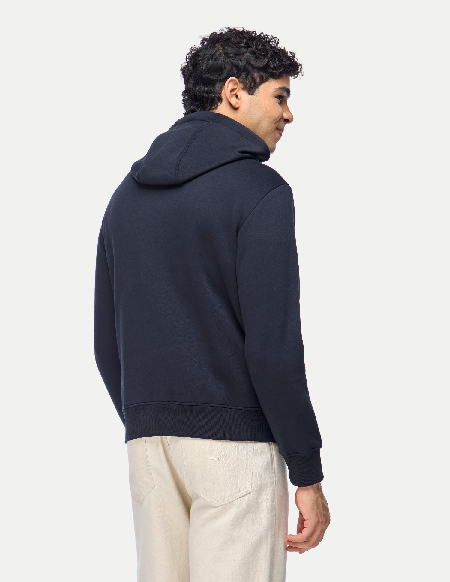 Graphic Brand Printed Regular Fit Sweatshirt Navy - U.S. Polo Assn. India | Large
