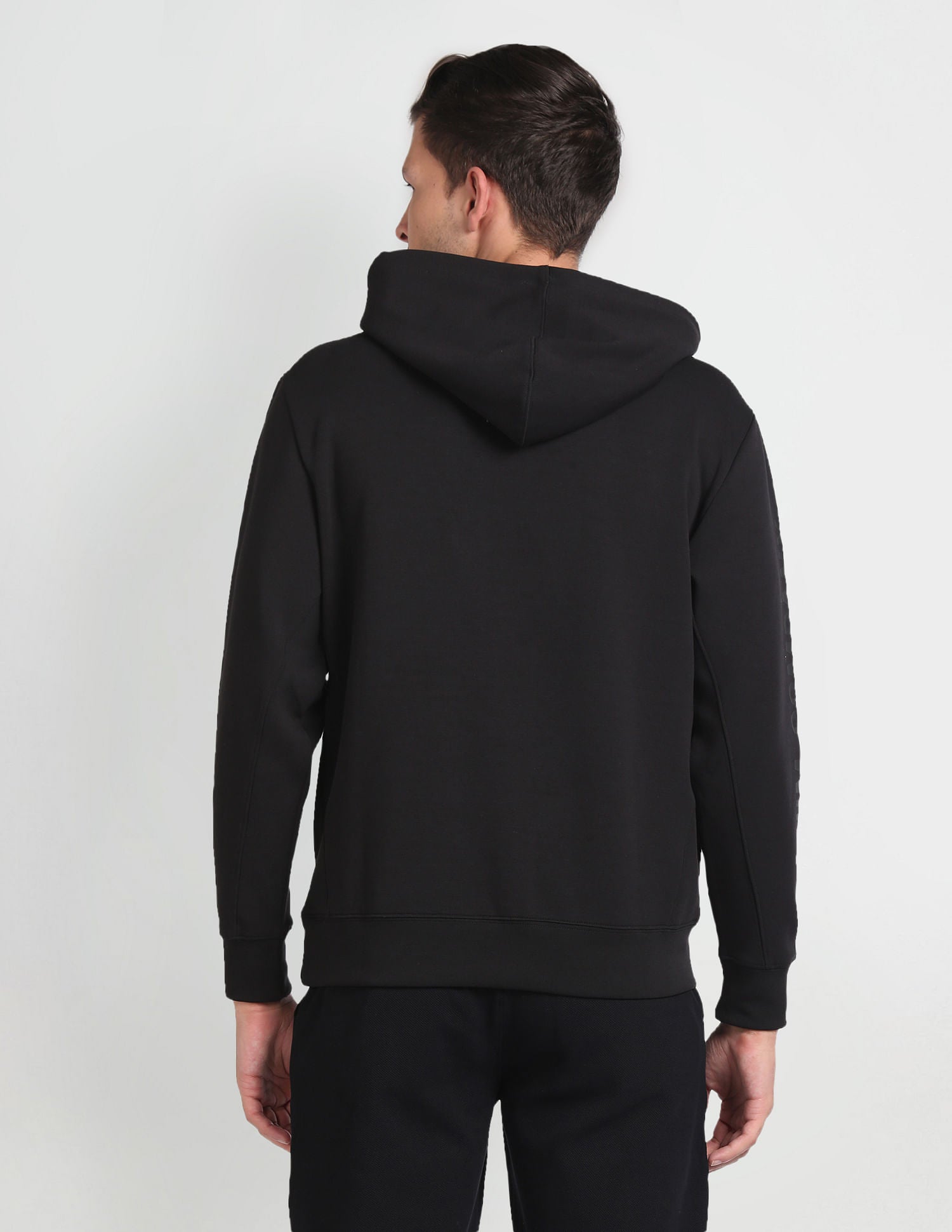 Typographic Brand Print Sweatshirt Black - U.S. POLO ASSN. | Large