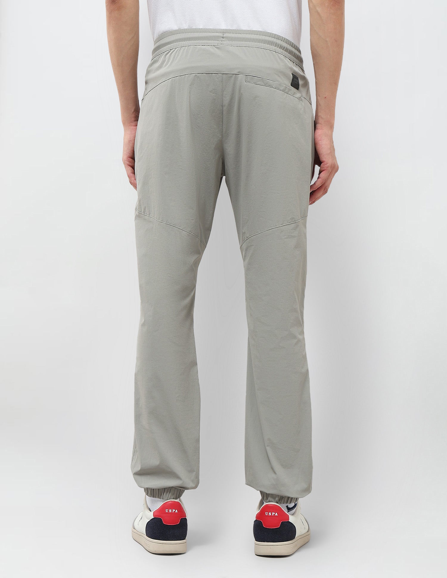 Mid Rise Relaxed Fit Joggers Grey - U.S. Polo Assn. India | Large