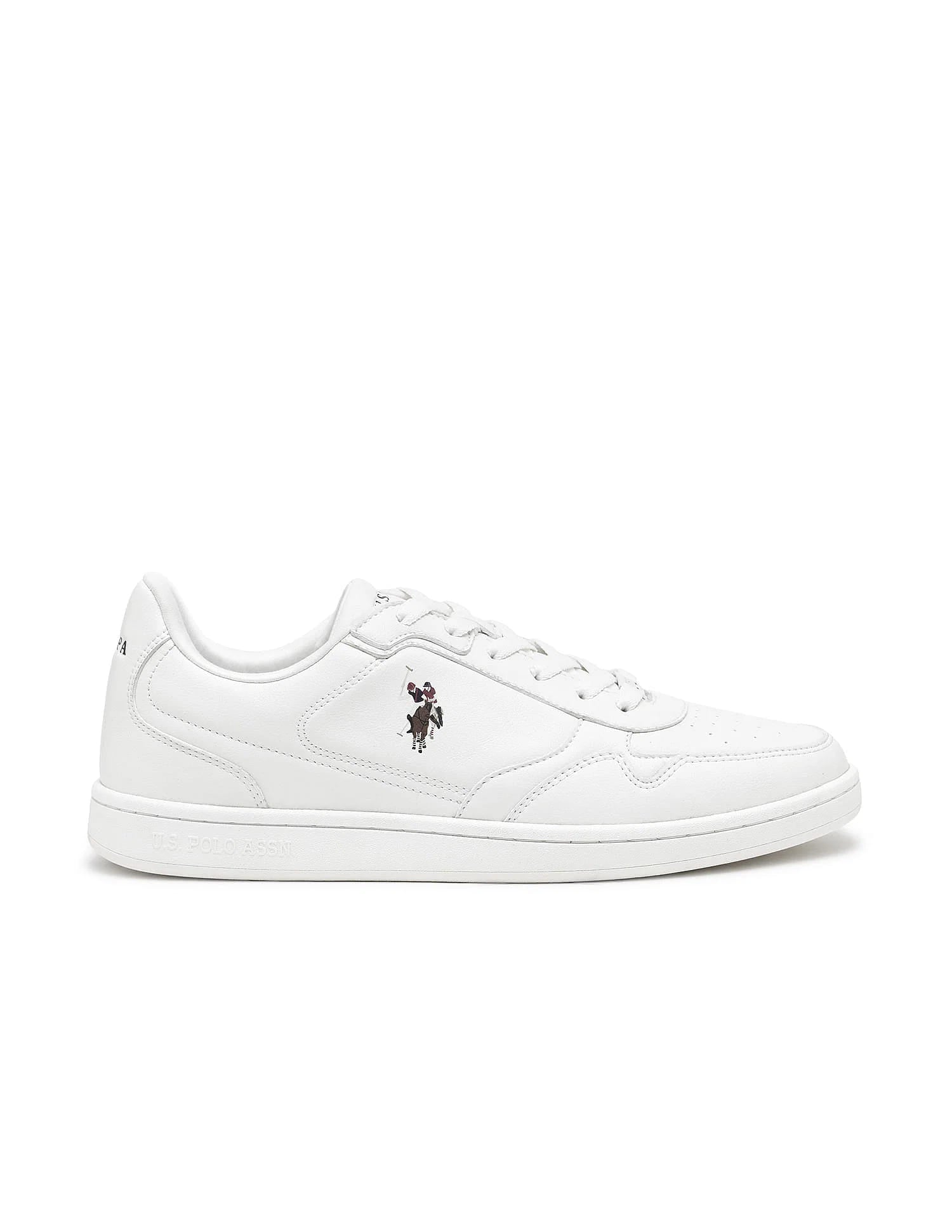 Men Haiman 2.0 Solid Sneakers White - U.S. Polo Assn. India | Large