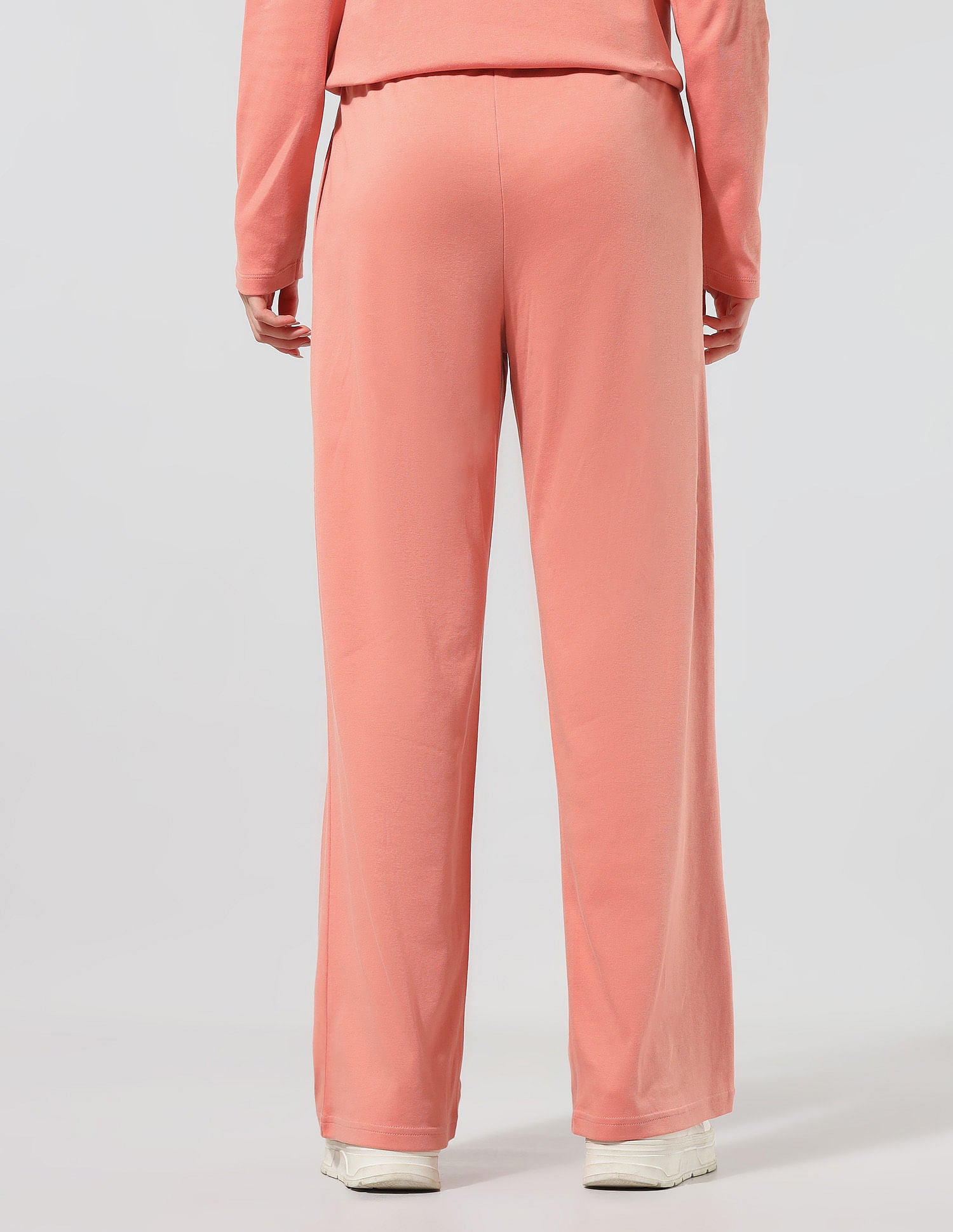 Straight Fit Lounge Trousers Peach - U.S. POLO ASSN. | Large
