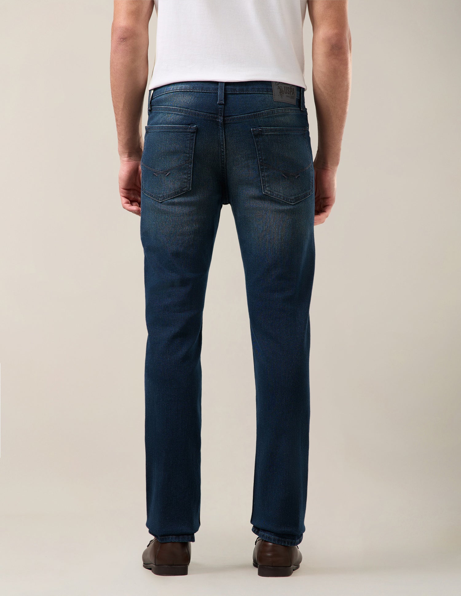 Regallo Skinny Fit Blue Jeans Dark Blue - U.S. Polo Assn. India | Large