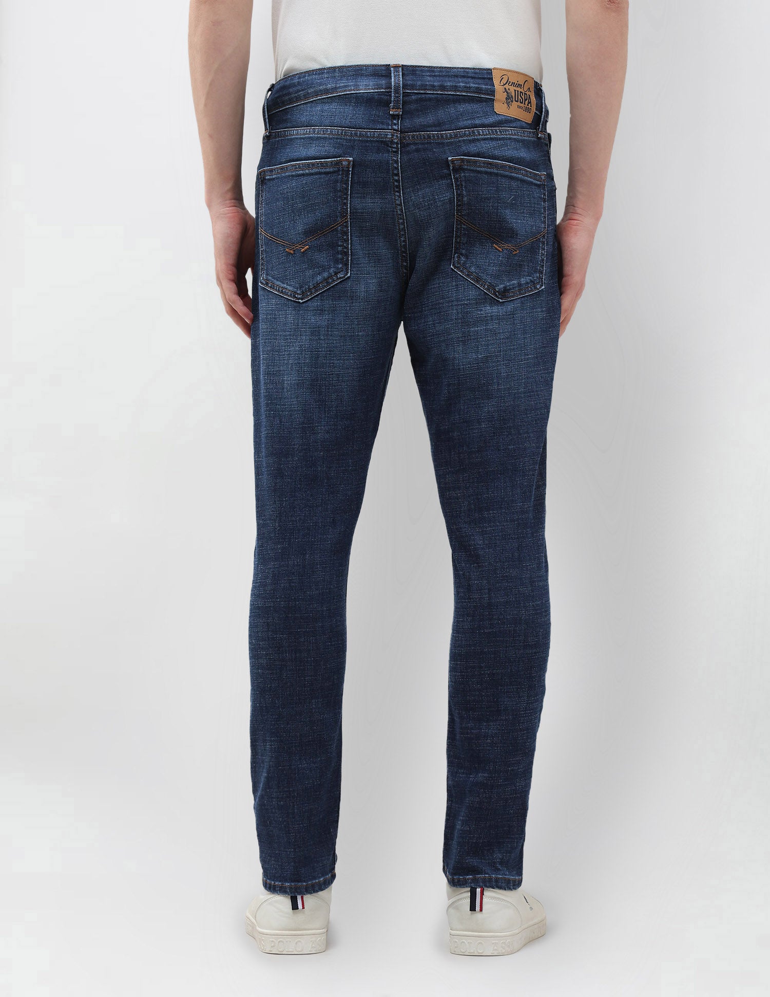 Henry Tapered Fit Blue Jeans Dark Blue - U.S. Polo Assn. India | Large