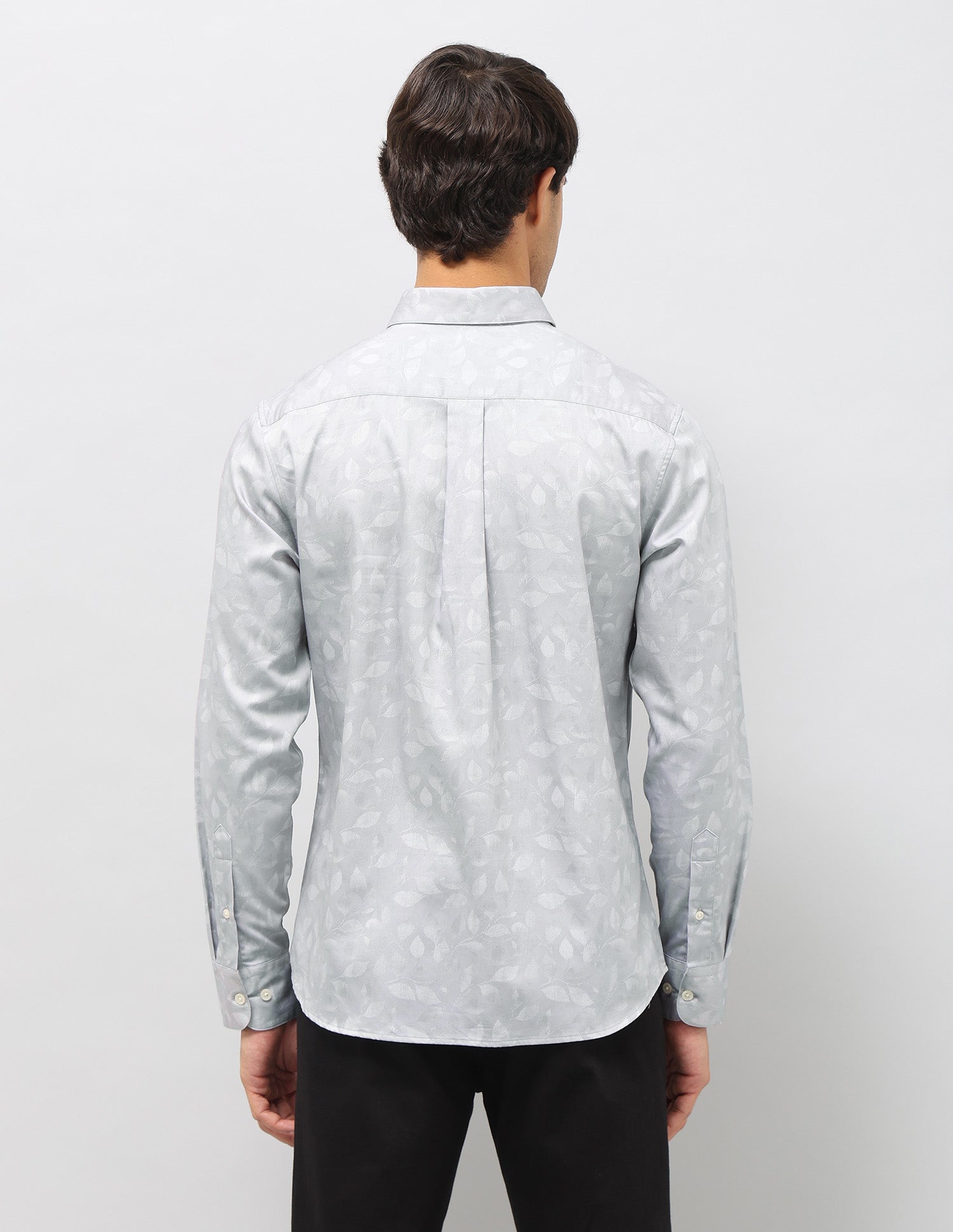 All Over Printed Pure Cotton Shirt Grey - U.S. POLO ASSN. | Large