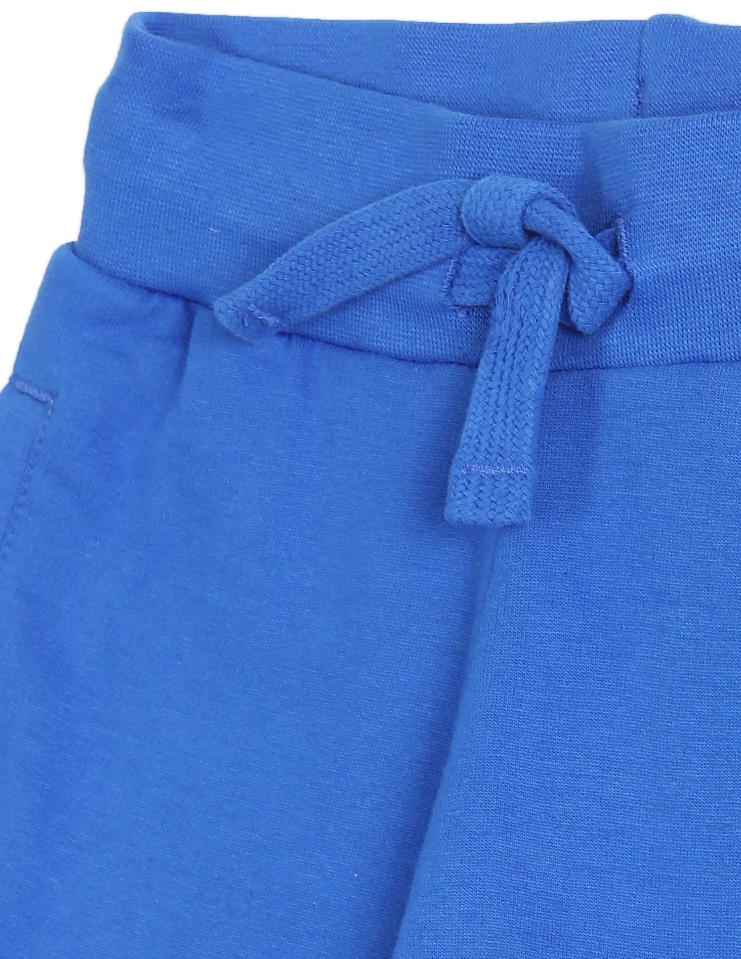 Boys Assorted Mid Rise Knit Shorts - Pack Of 2 Grey and Blue - U.S. Polo Assn. India | Large