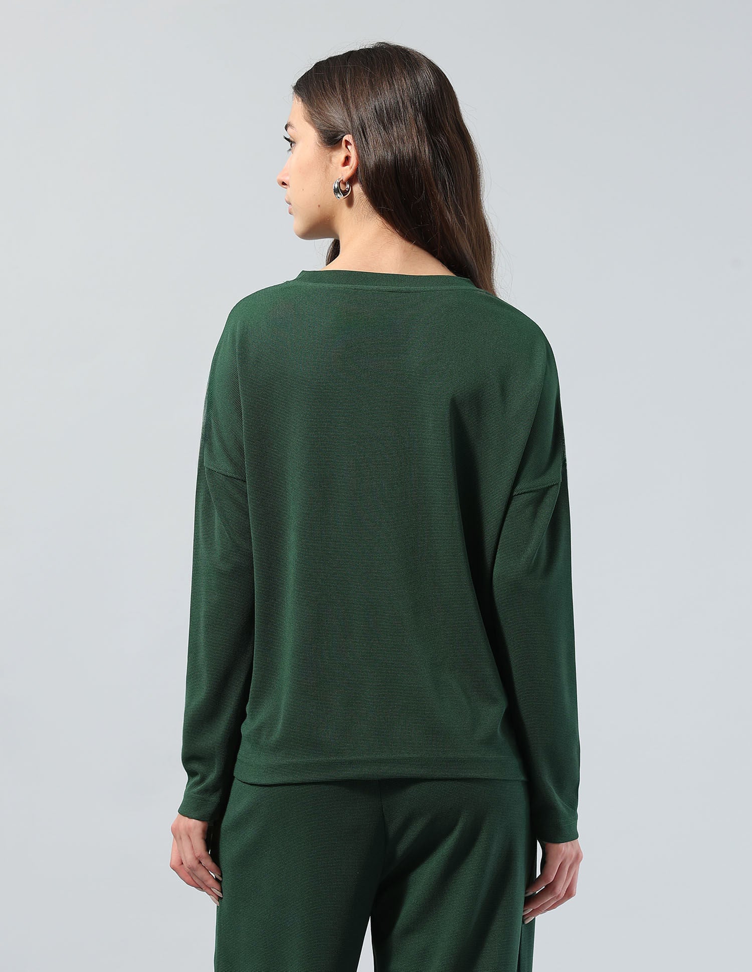 Textured Relaxed Fit T-Shirt Green - U.S. POLO ASSN. | Large