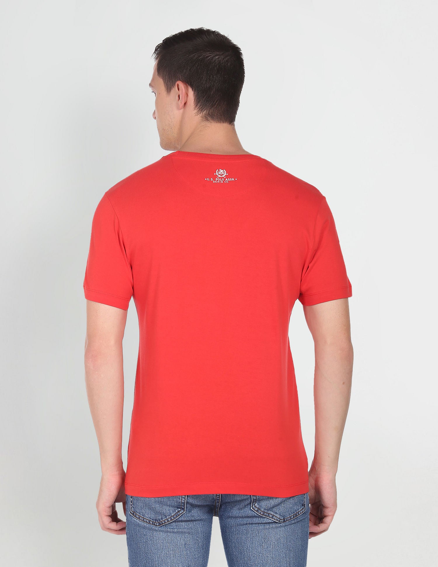 Soft Varsity T-Shirt Red - U.S. Polo Assn. India | Large