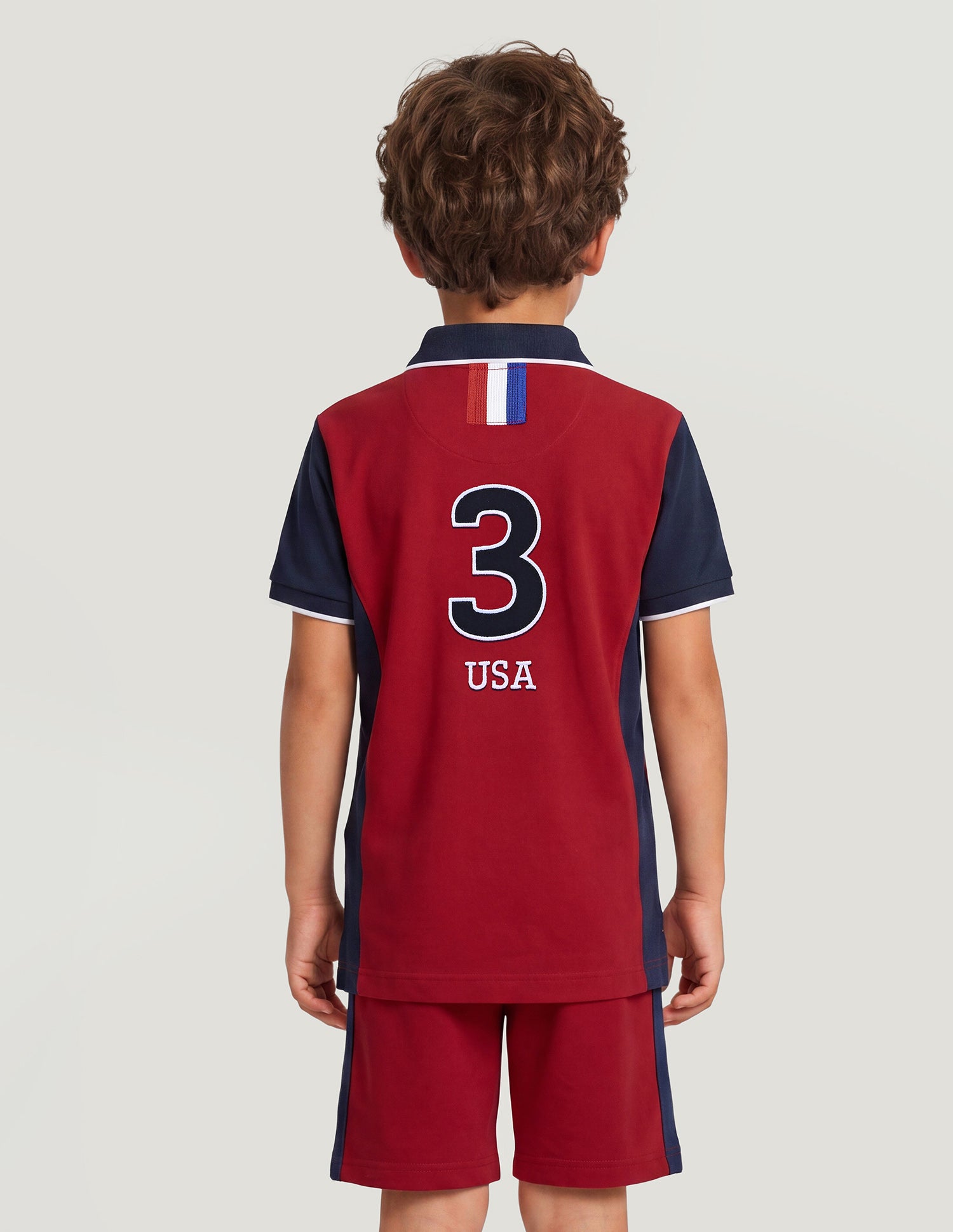 Colourblocked Embroidered Regular Fit Polo Shirt Red - U.S. Polo Assn. India | Large