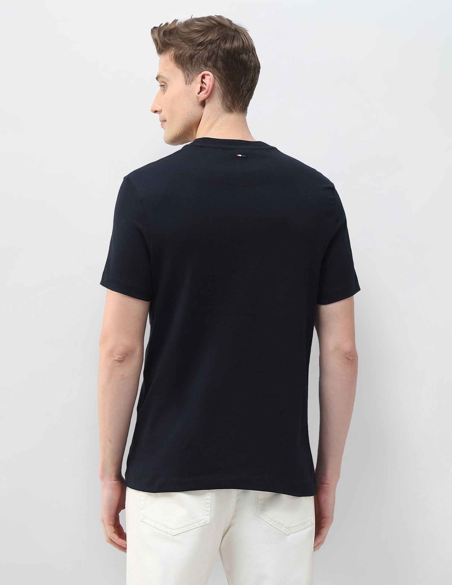 Motel On The Coast Slim Fit T-Shirt Navy - U.S. Polo Assn. India | Large