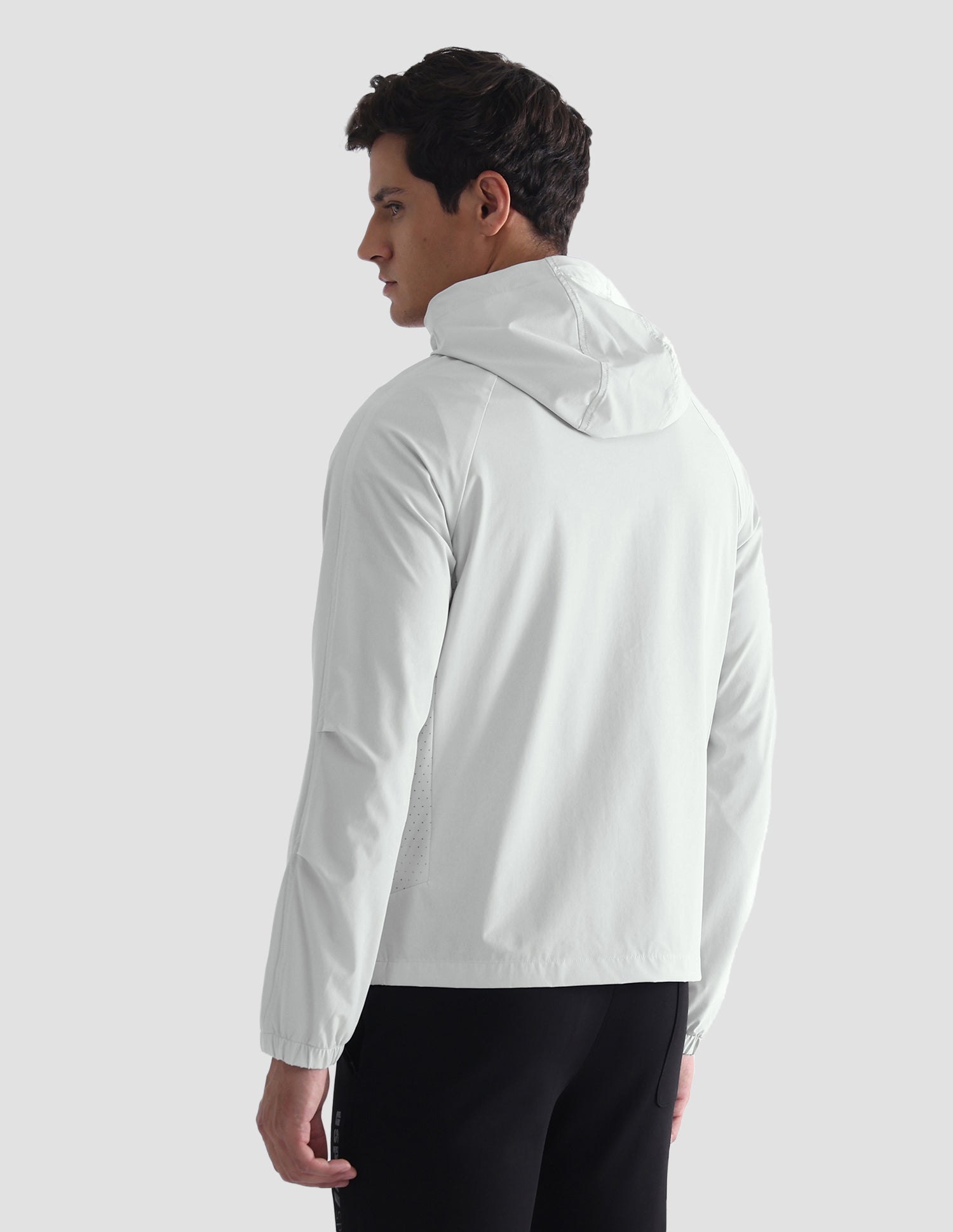 Solid Hooded Active Jacket Grey - U.S. Polo Assn. India | Large