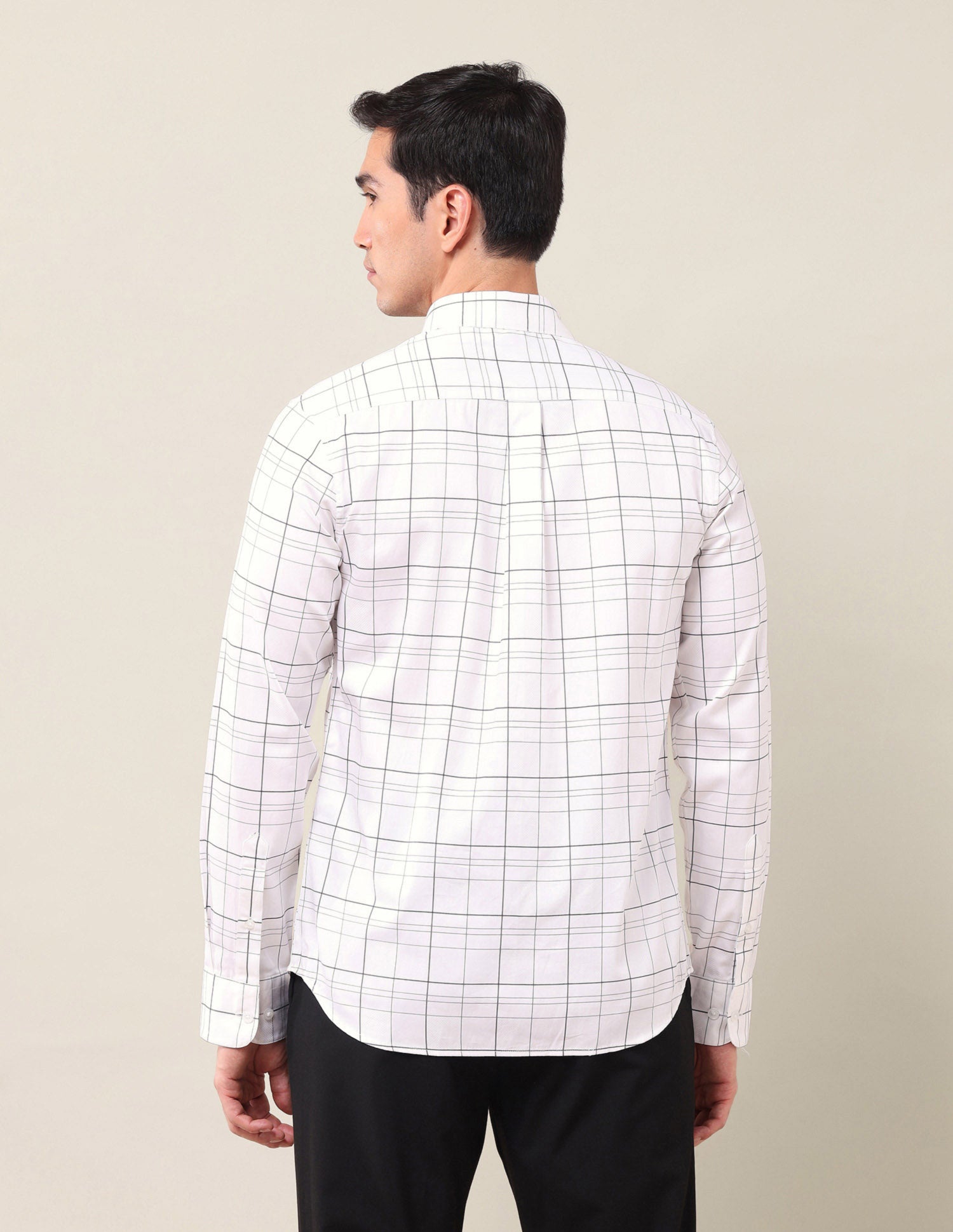 Tailored Fit Satin Shirt White - U.S. Polo Assn. India | Large