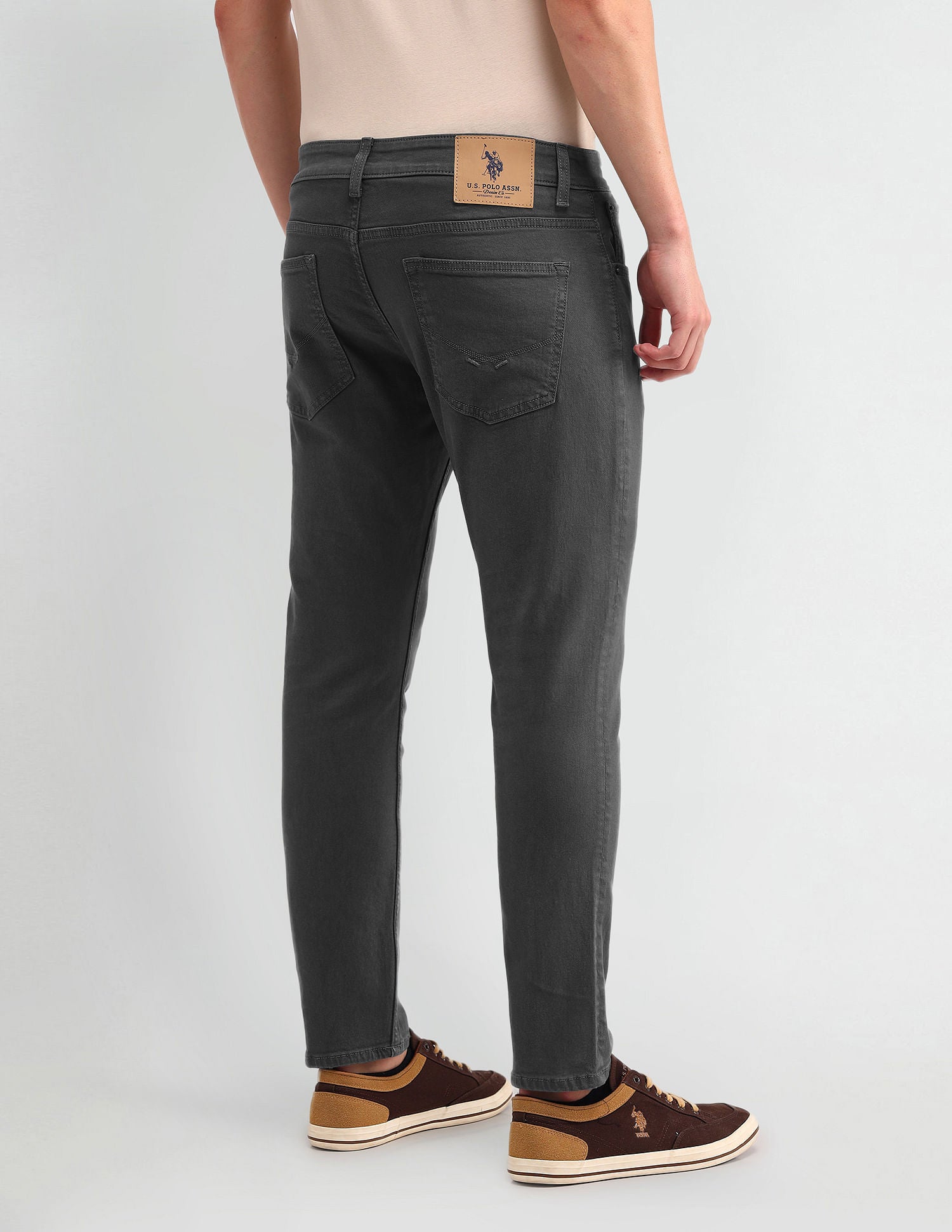 Henry Cropped Fit Jeans Black - U.S. POLO ASSN. | Large