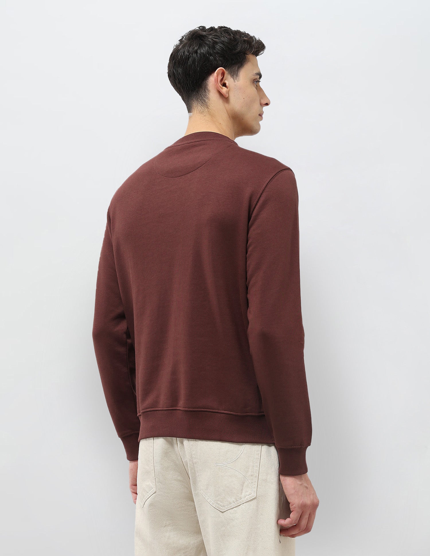 Graphic Printed Regular Fit Sweatshirt Maroon - U.S. POLO ASSN. | Large