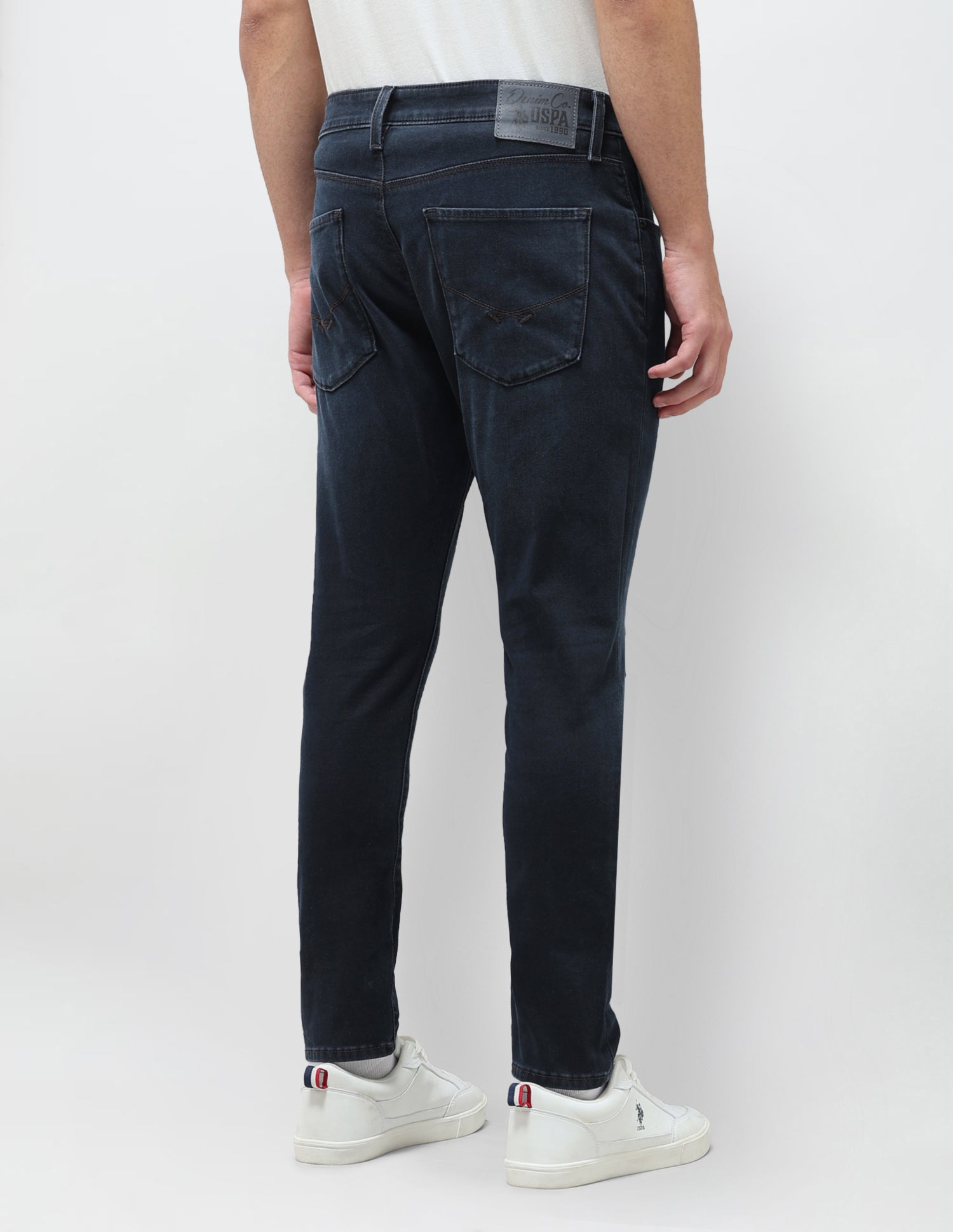Henry Tapered Fit Blue Jeans Dark Blue - U.S. Polo Assn. India | Large