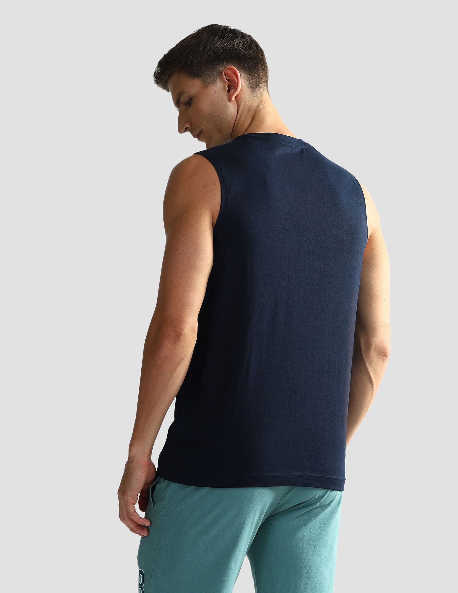 Solid Cotton OEV06 Vest - Pack Of 1 Navy - U.S. POLO ASSN. | Large