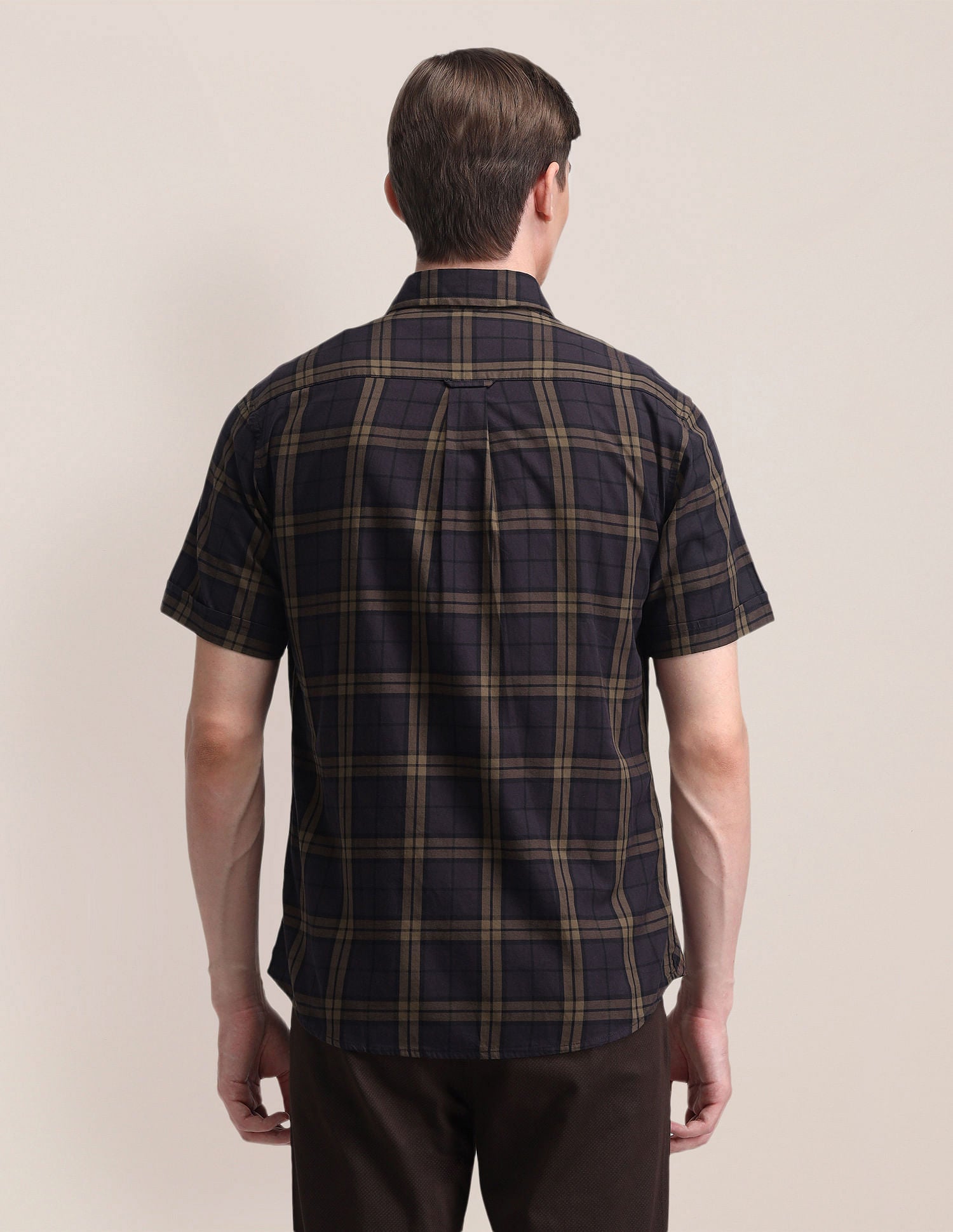 Tartan Check Tailored Fit Shirt Wine - U.S. Polo Assn. India | Large