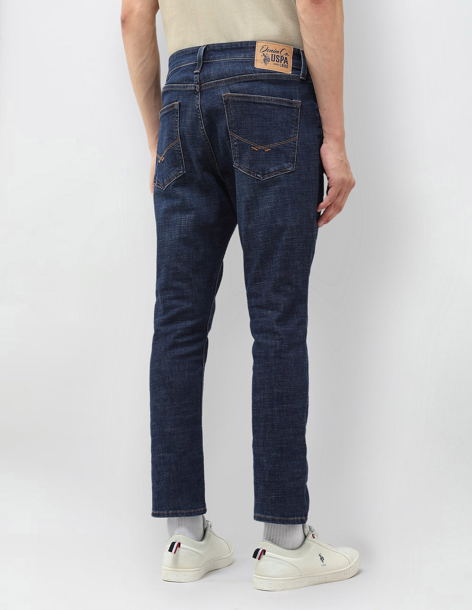 Henry Tapered Fit Blue Jeans Dark Blue - U.S. Polo Assn. India | Large
