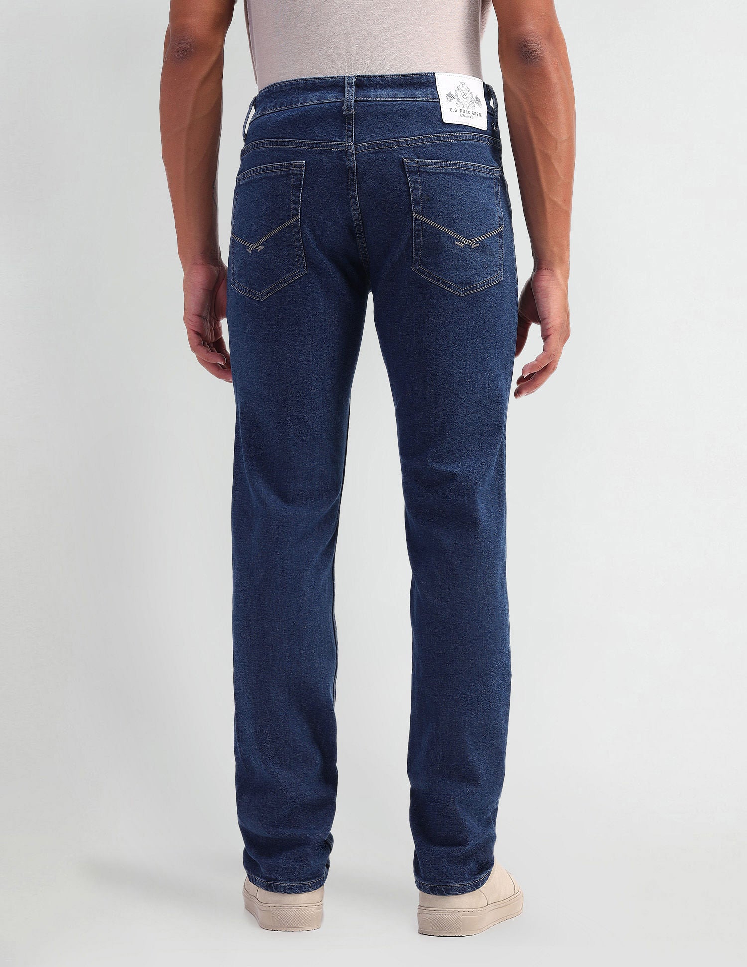 Slim Fit Mid Rise Jeans Blue - U.S. POLO ASSN. | Large