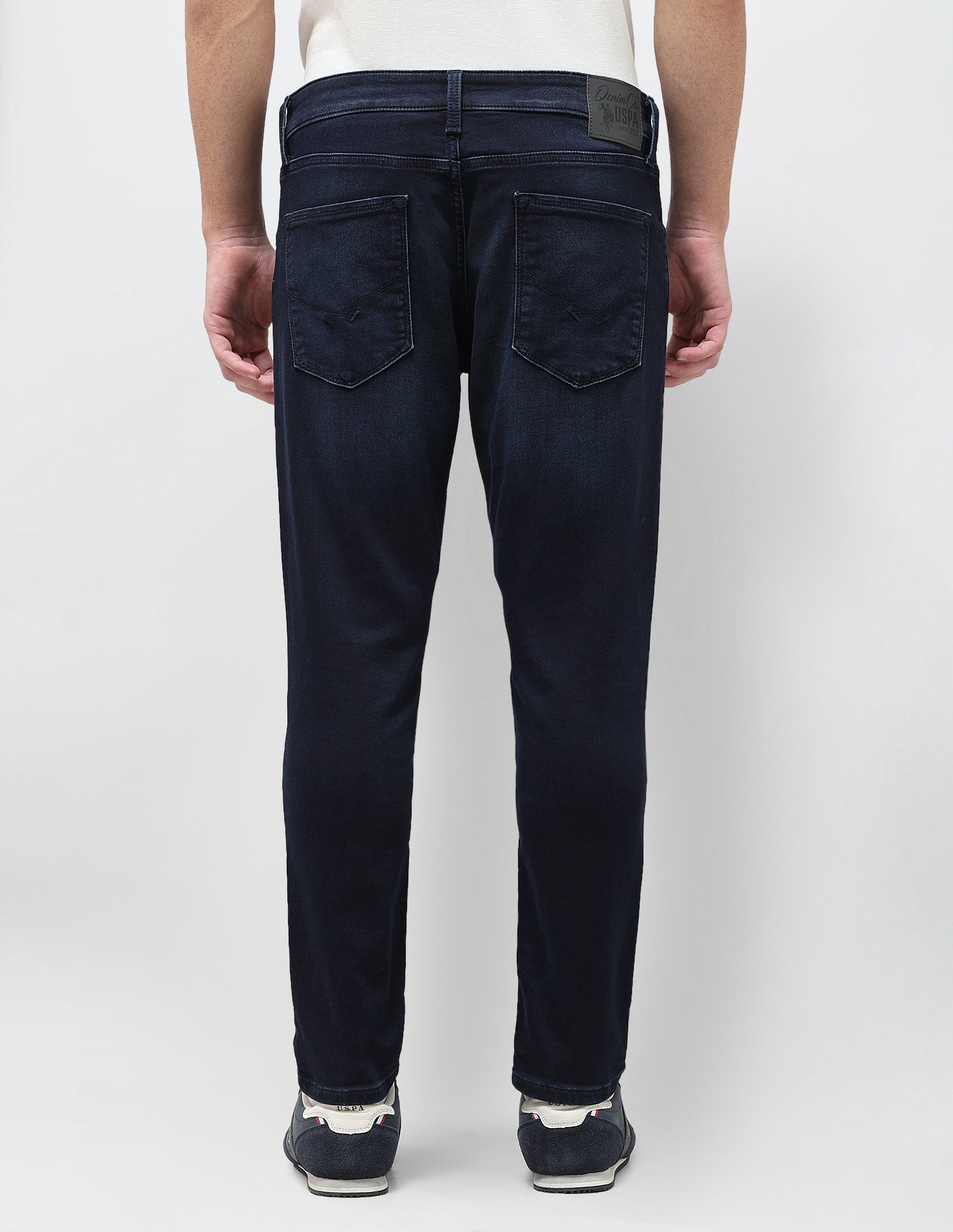 Henry Tapered Fit Blue Jeans Dark Blue - U.S. Polo Assn. India | Large