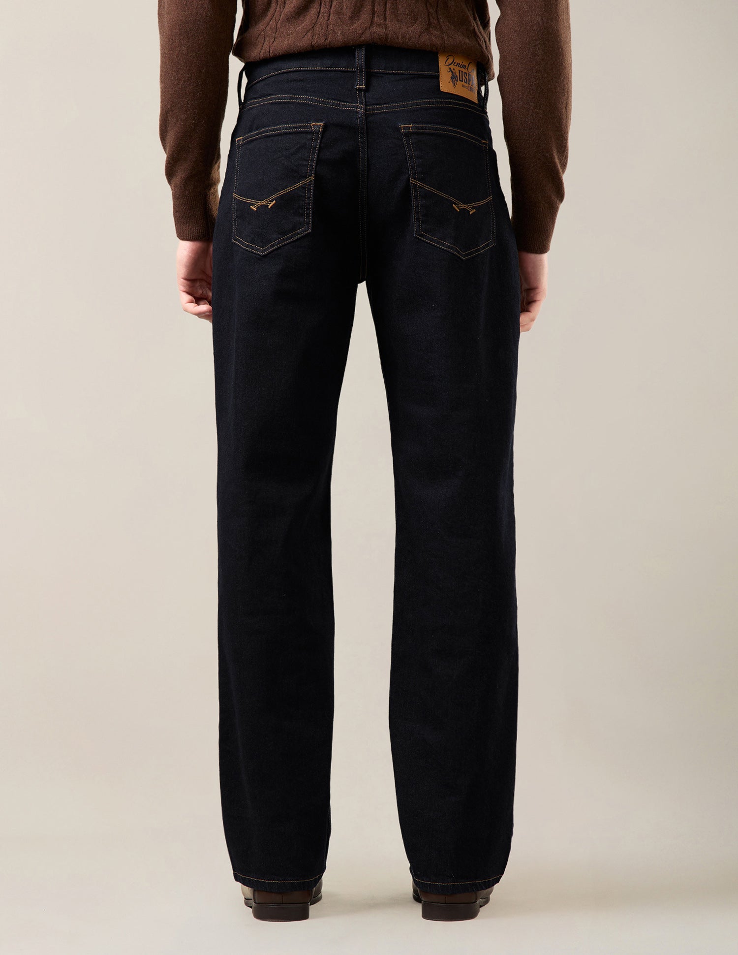 Shawn Relaxed Fit Blue Jeans Dark Indigo - U.S. Polo Assn. India | Large