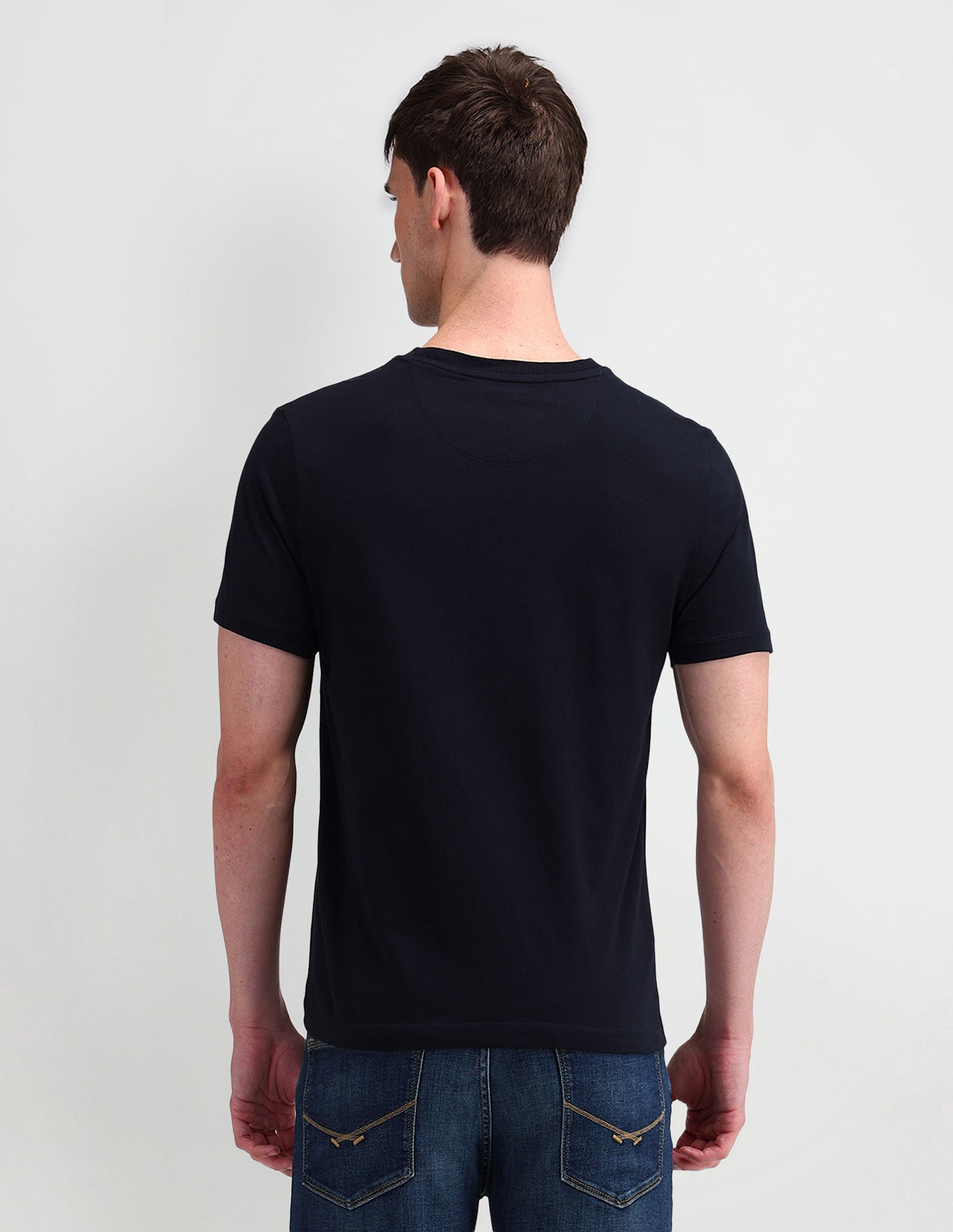 Muscle Fit Graphic T-Shirt Navy - U.S. Polo Assn. India | Large