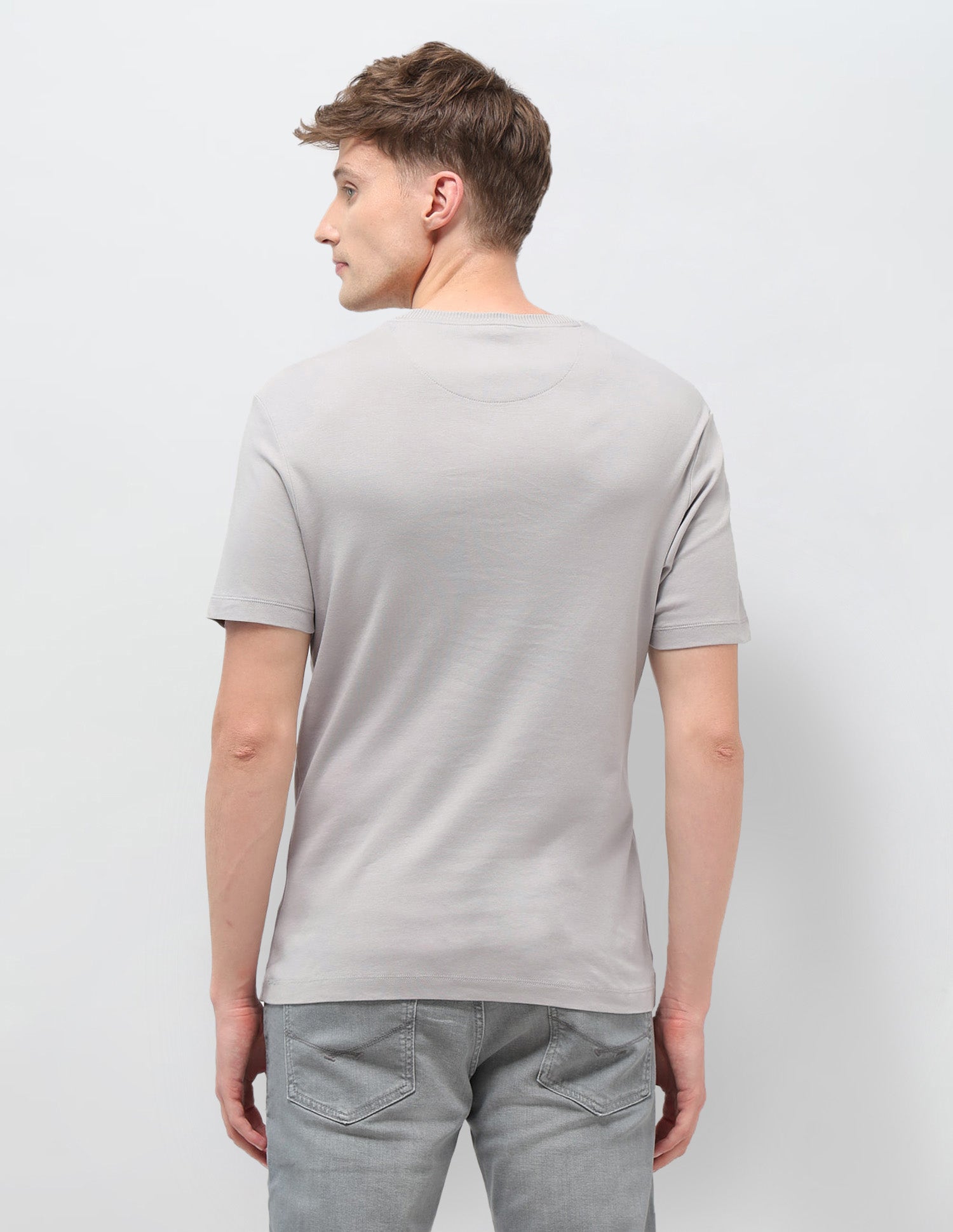 Monochrome Brand Embroidered T-Shirt Light Grey - U.S. POLO ASSN. | Large