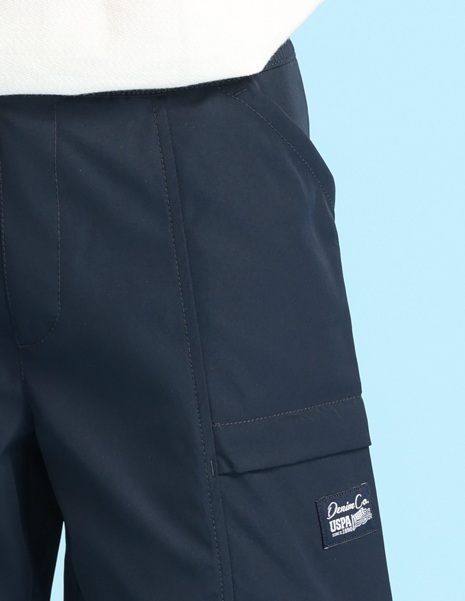 Boys Regular Fit Cargo Shorts Navy - U.S. POLO ASSN. | Large