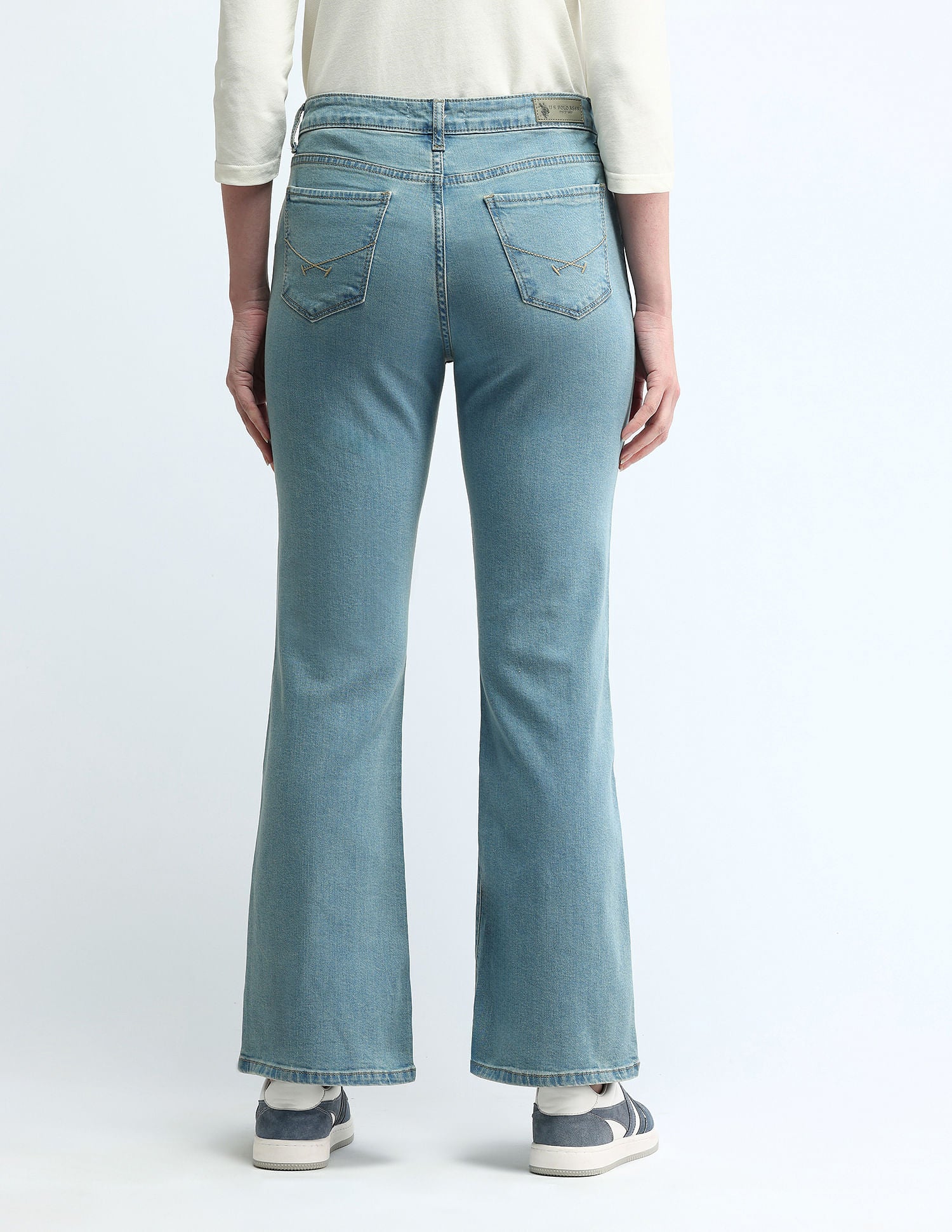 Mid Rise Bootcut Jeans Blue - U.S. Polo Assn. India | Large