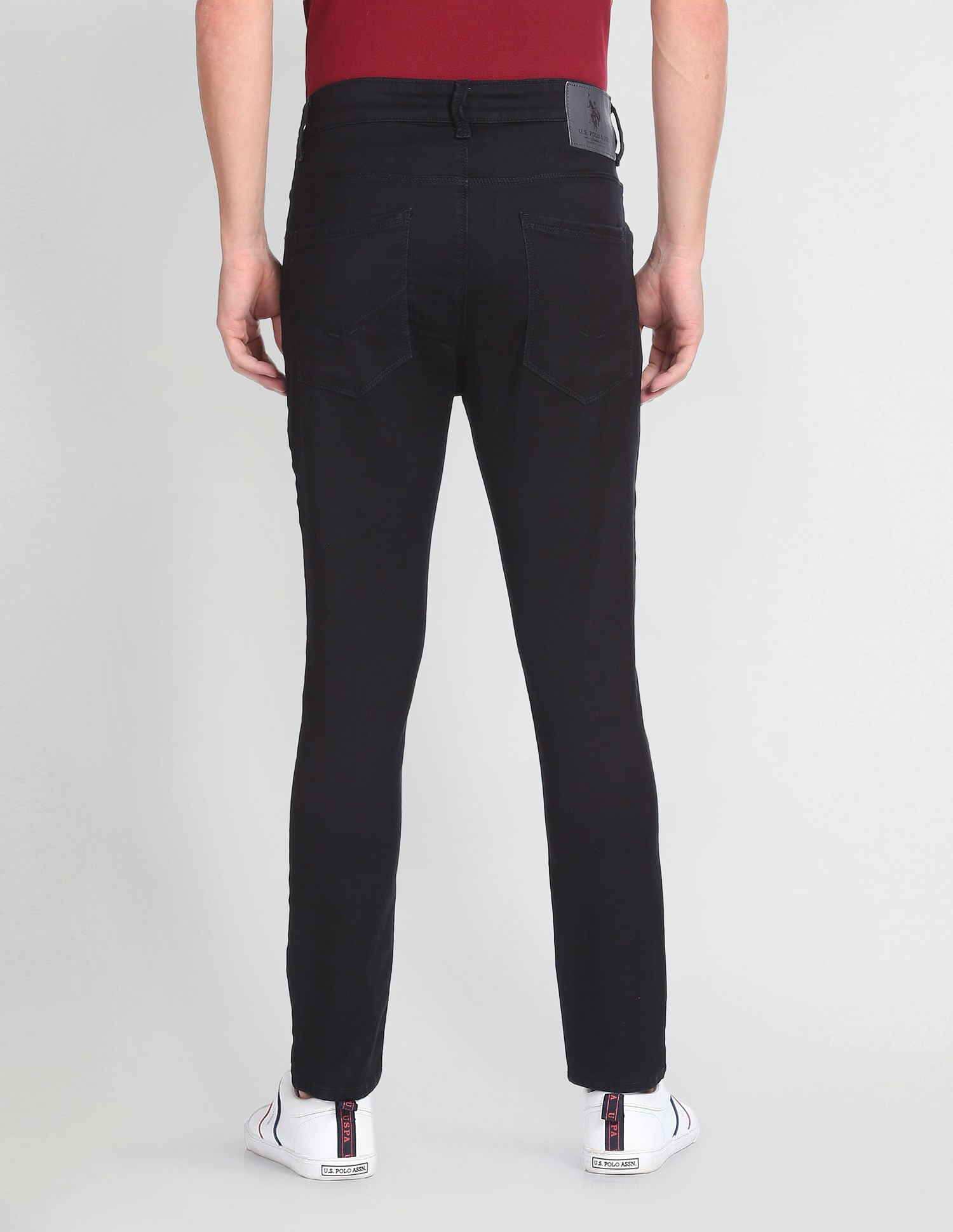 Henry Cropped Rinsed Jeans Indigo - U.S. POLO ASSN. | Large