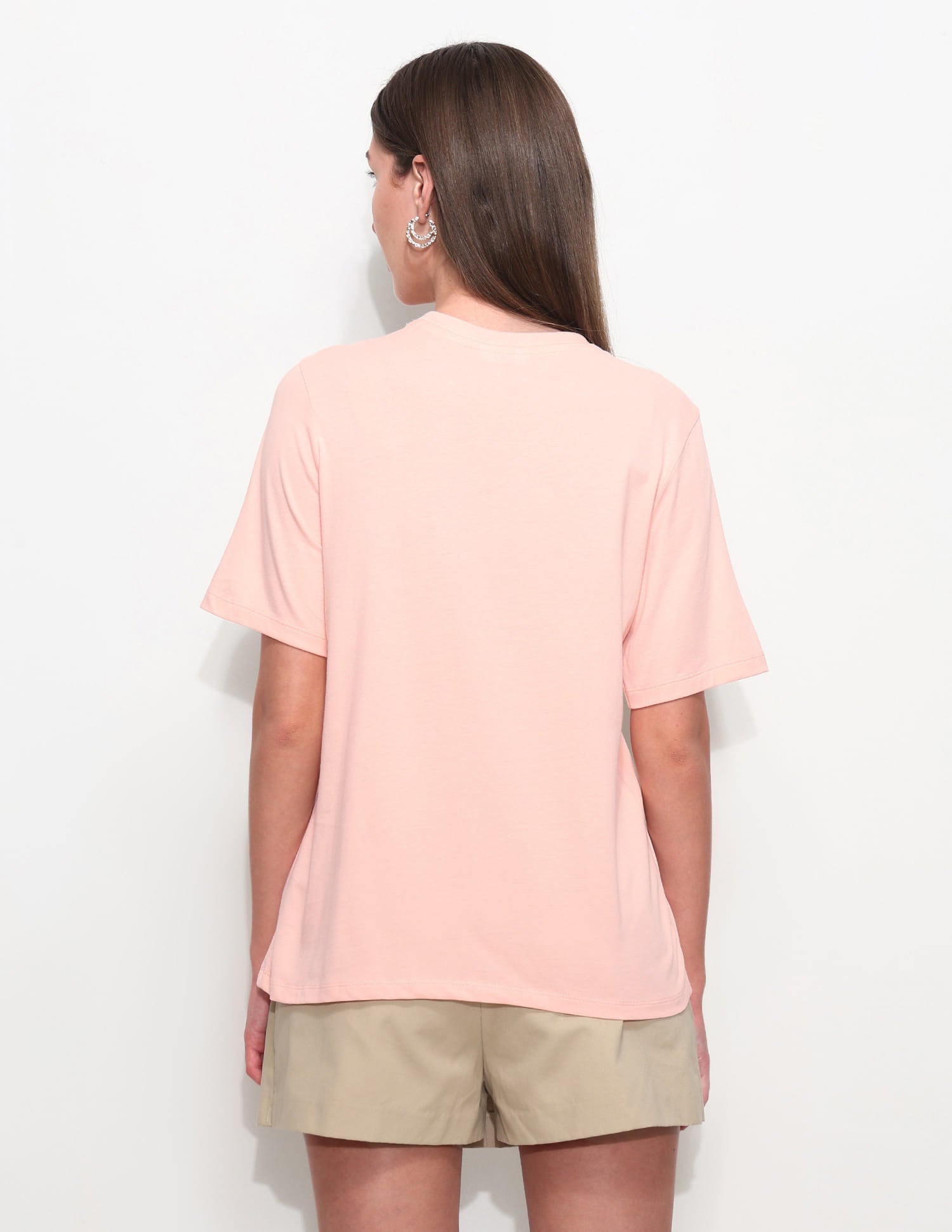 Boxy Fit Floral Printed T-Shirt Pink - U.S. Polo Assn. India | Large