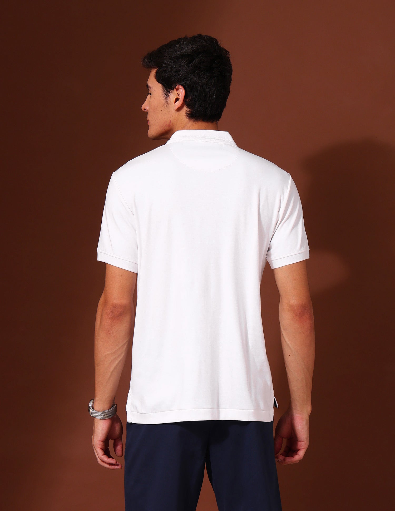Solid Work and Wander Polo Shirt White - U.S. Polo Assn. India | Large