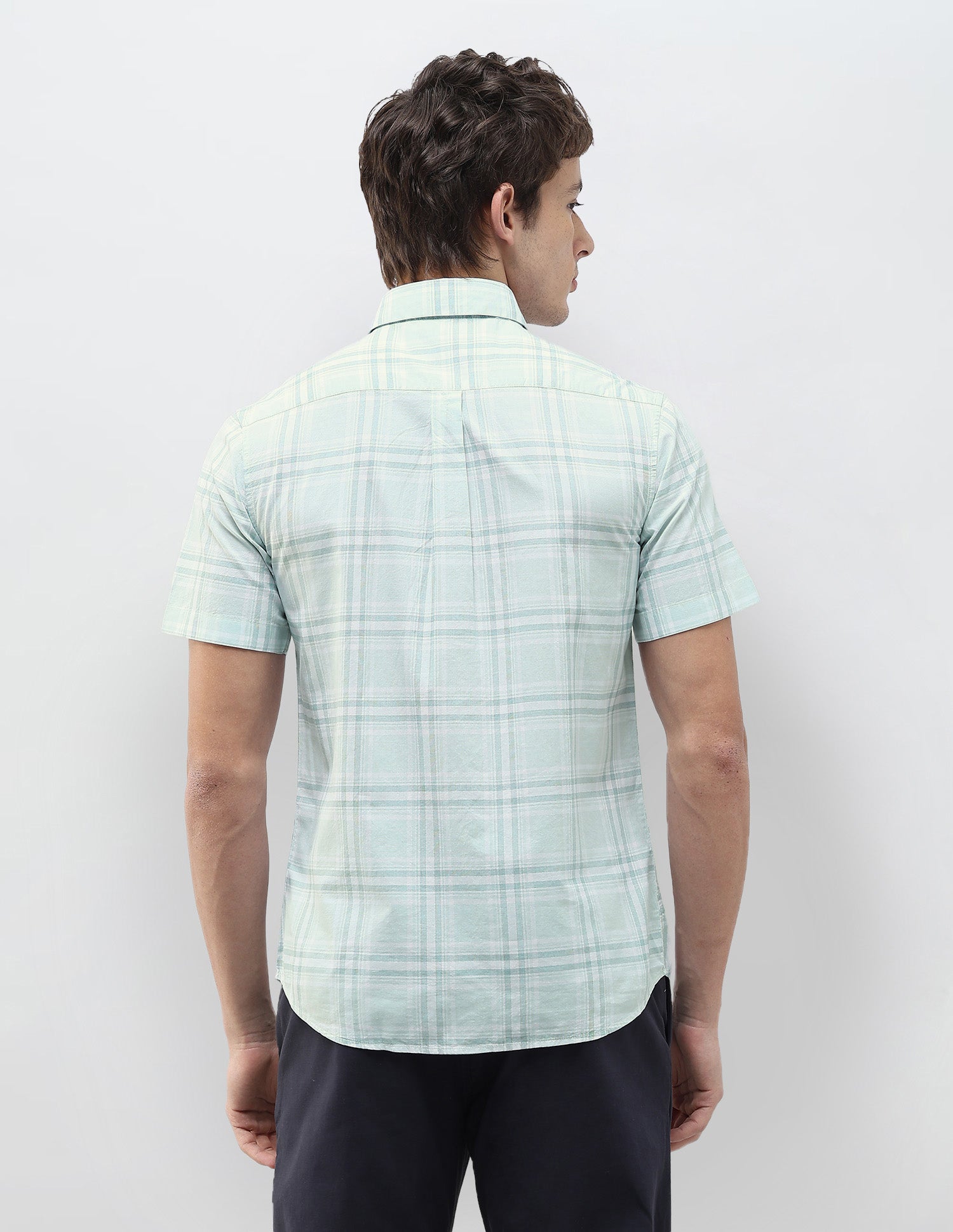 Tartan Checked Regular Fit Shirt Green - U.S. Polo Assn. India | Large