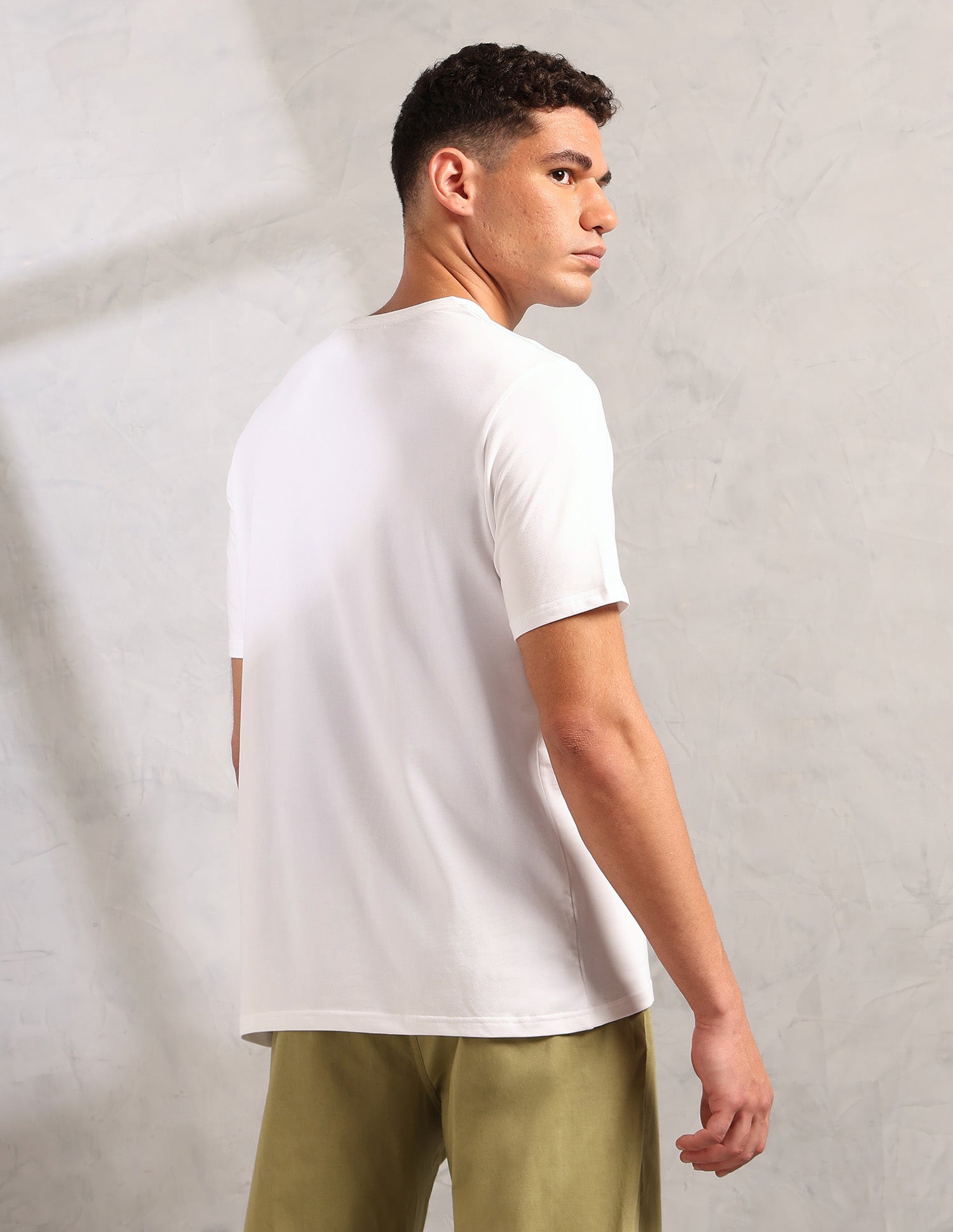 Antibacterial Comfort Fit Pe003 Lounge T-Shirt - Pack Of 1 White - U.S. POLO ASSN. | Large