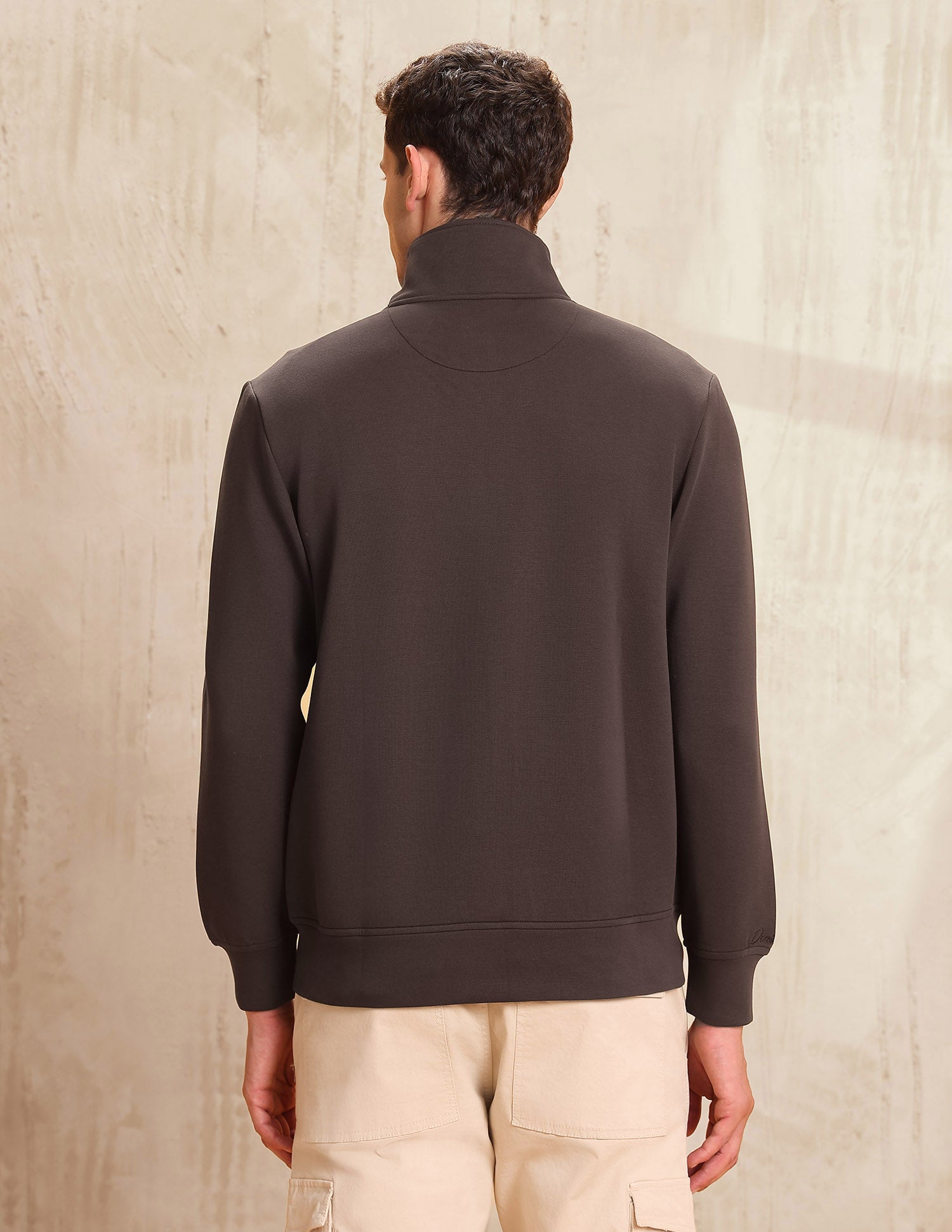 Solid Legend Of Horseshoe Sweatshirt Dark Brown - U.S. POLO ASSN. | Large