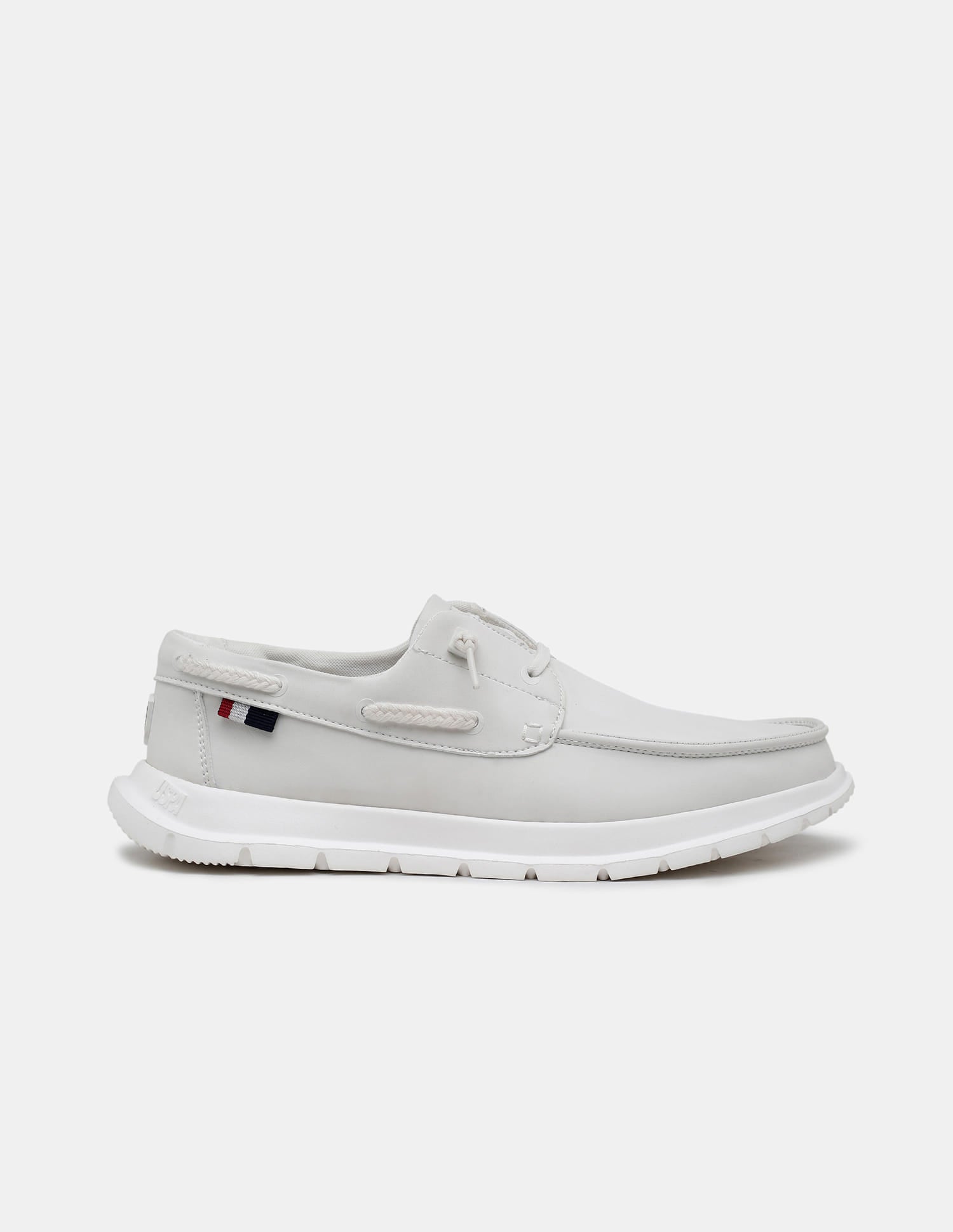 Round Toe Slip Ons Auston Sneakers White - U.S. Polo Assn. India | Large