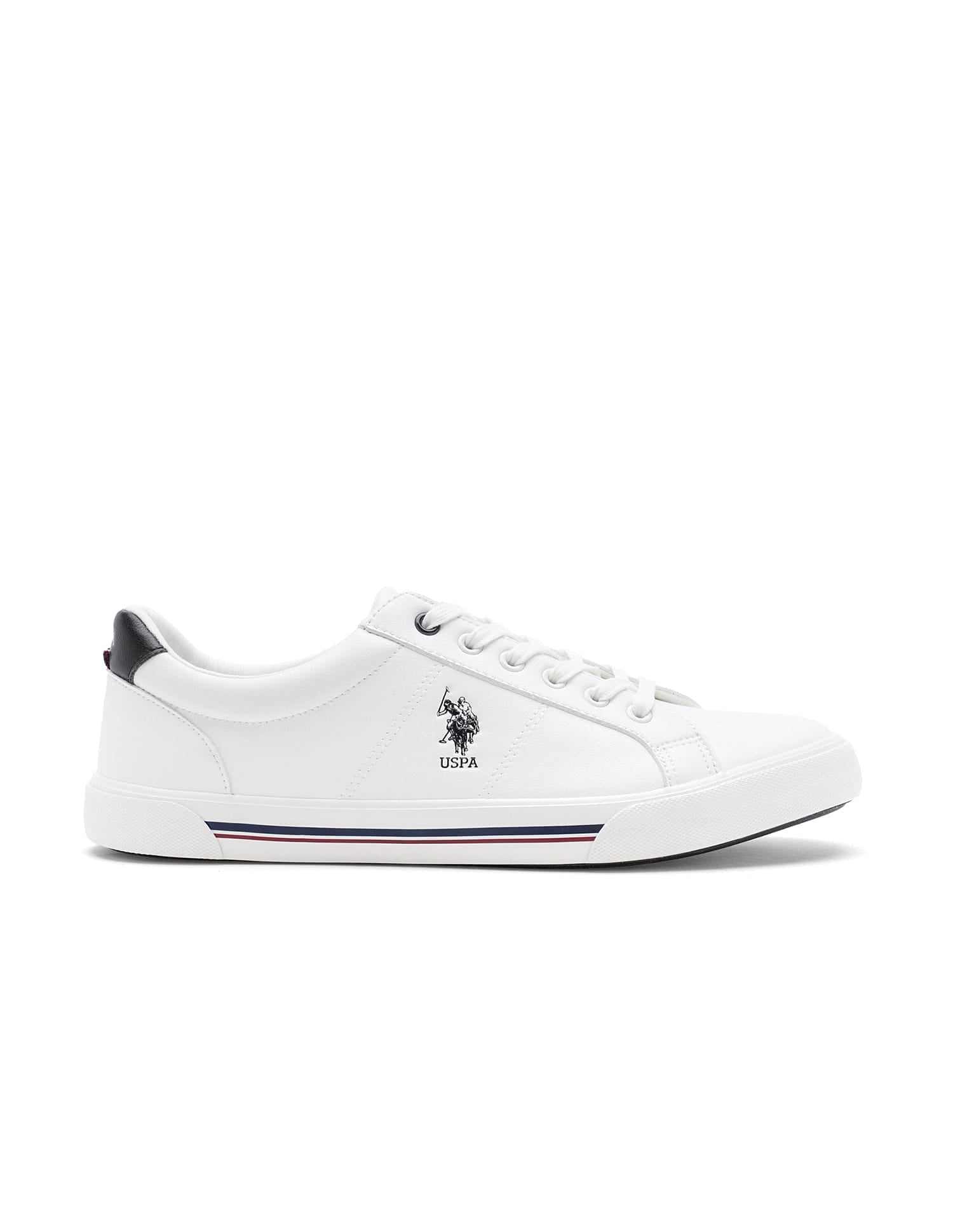 Men Solid Padry 4.0 Sneakers White - U.S. Polo Assn. India | Large