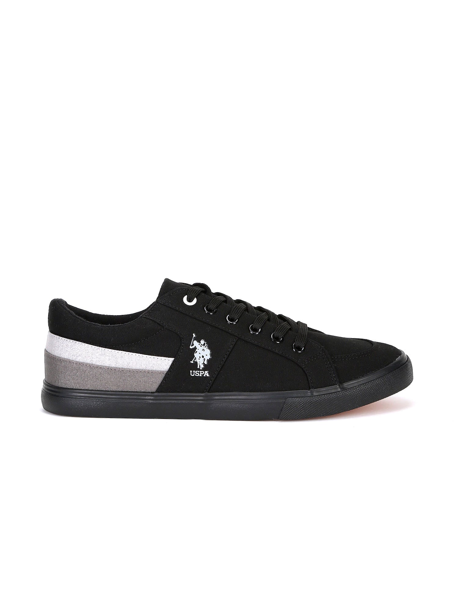 Men Clarkin 10.0 Colourblocked Sneakers Black - U.S. Polo Assn. India | Large
