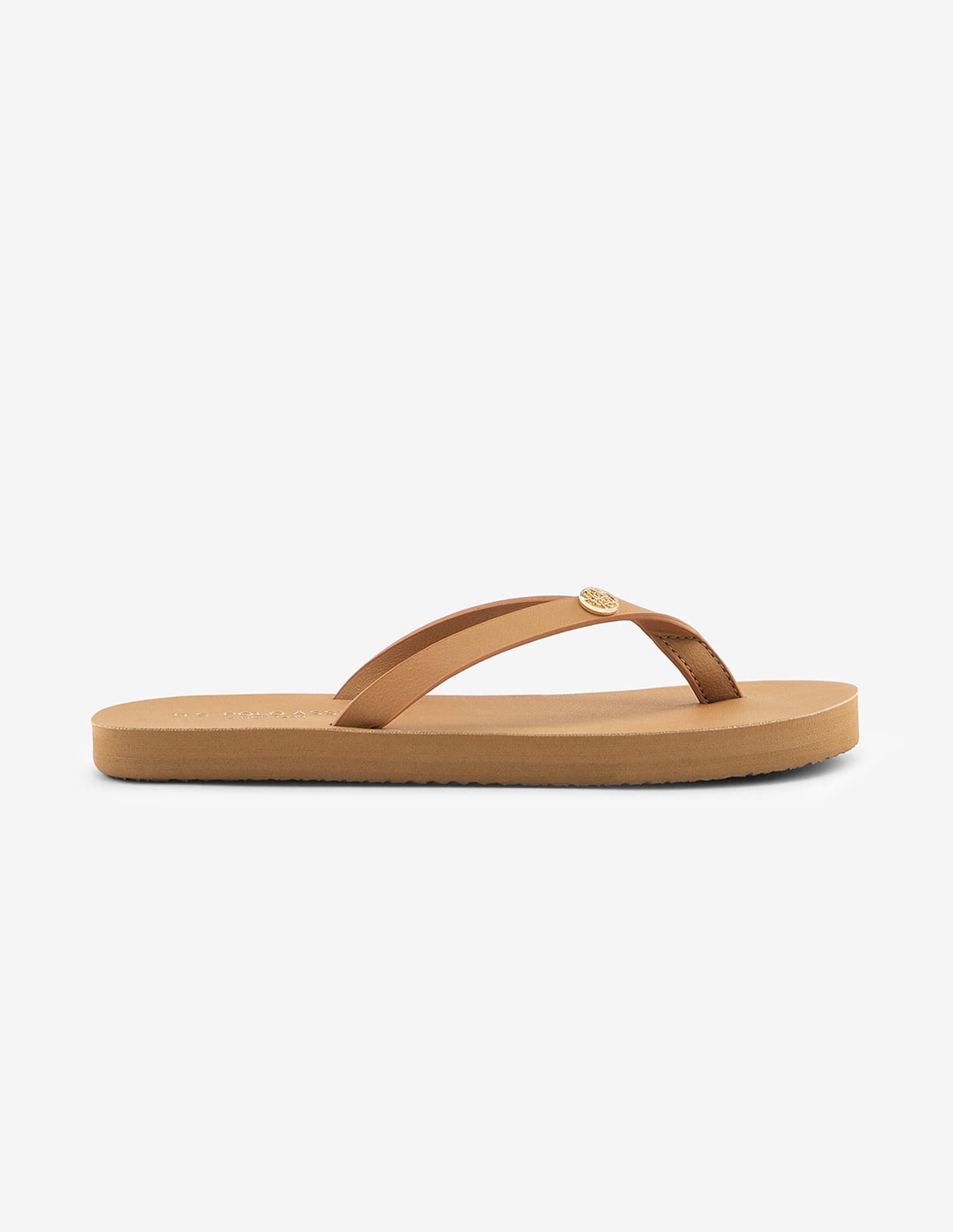 Narrow V-Strap Rei Flip Flops Nude - U.S. Polo Assn. India | Large