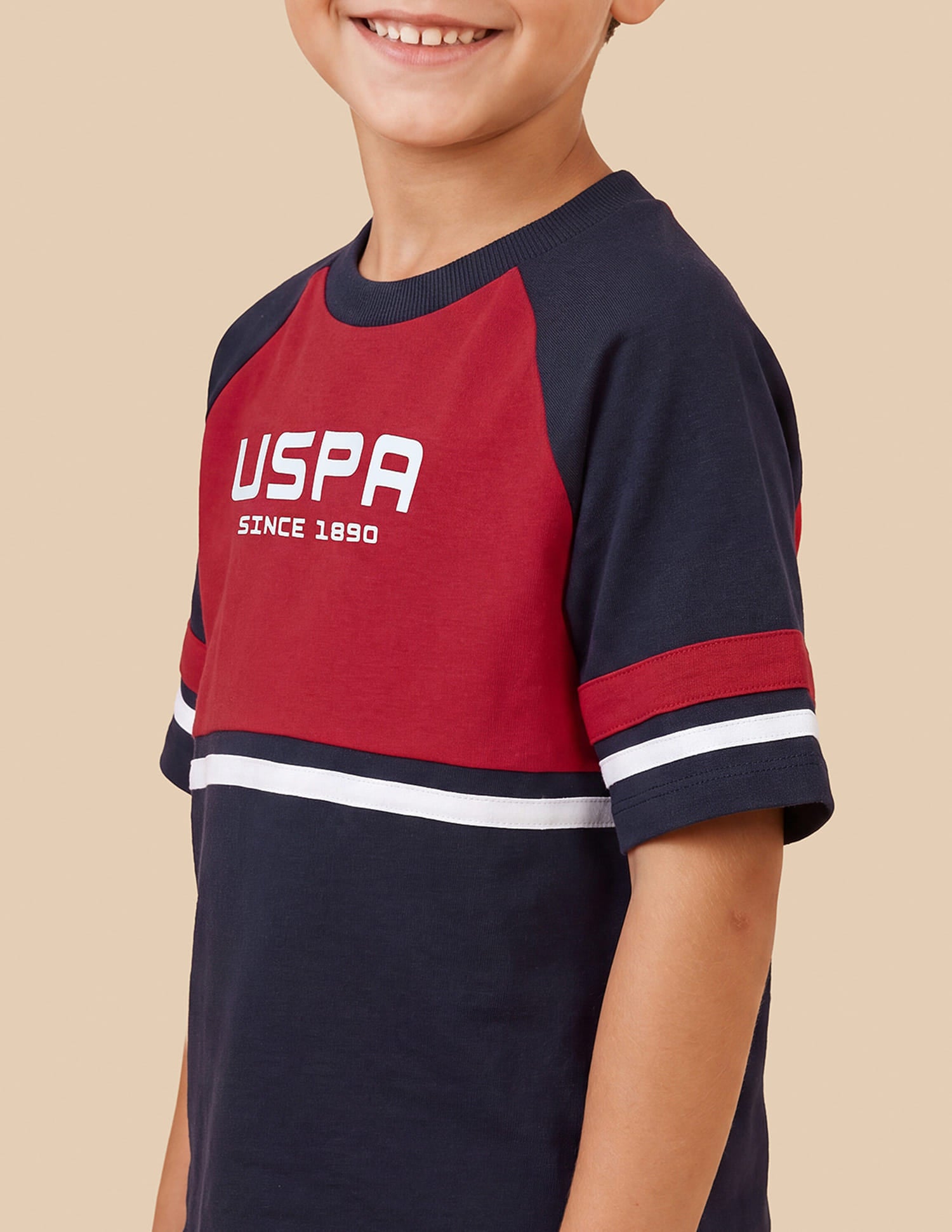 Brand Printed Oversized Fit T-Shirt Blue - U.S. Polo Assn. India | Large