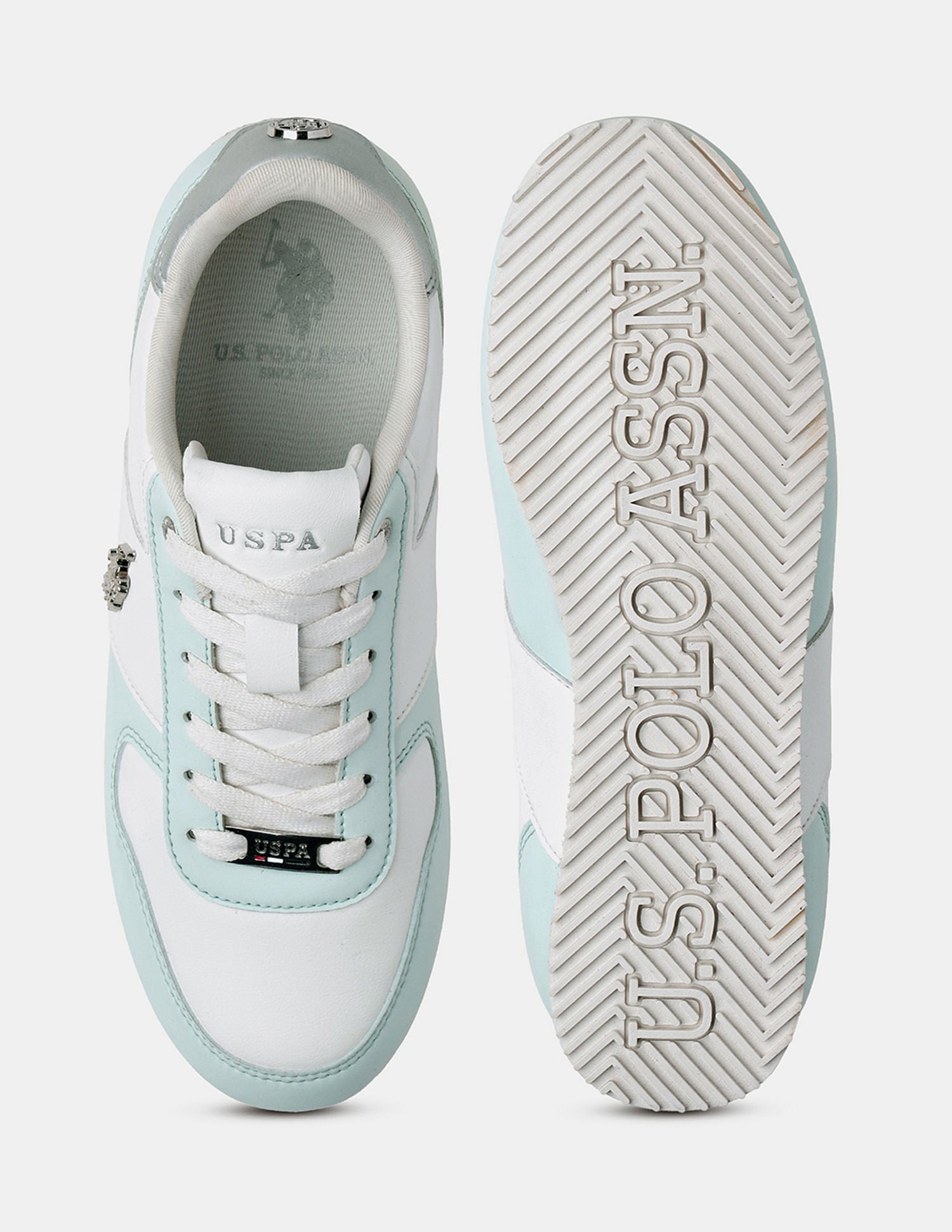 Women Sorrento 2.0 Colourblocked Sneakers Light Green - U.S. POLO ASSN. | Large