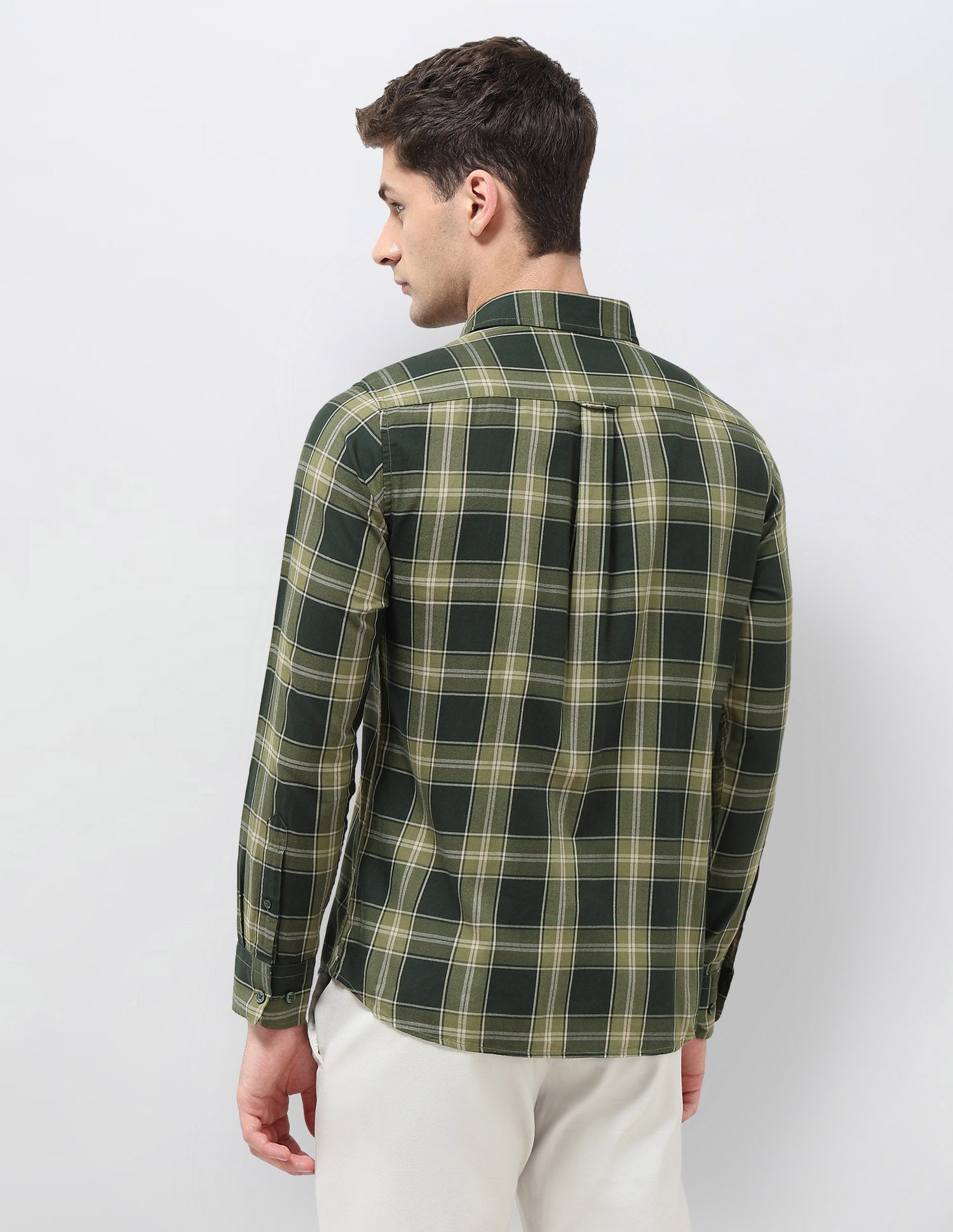 Twill Tailored Fit Shirt Olive - U.S. POLO ASSN. | Large