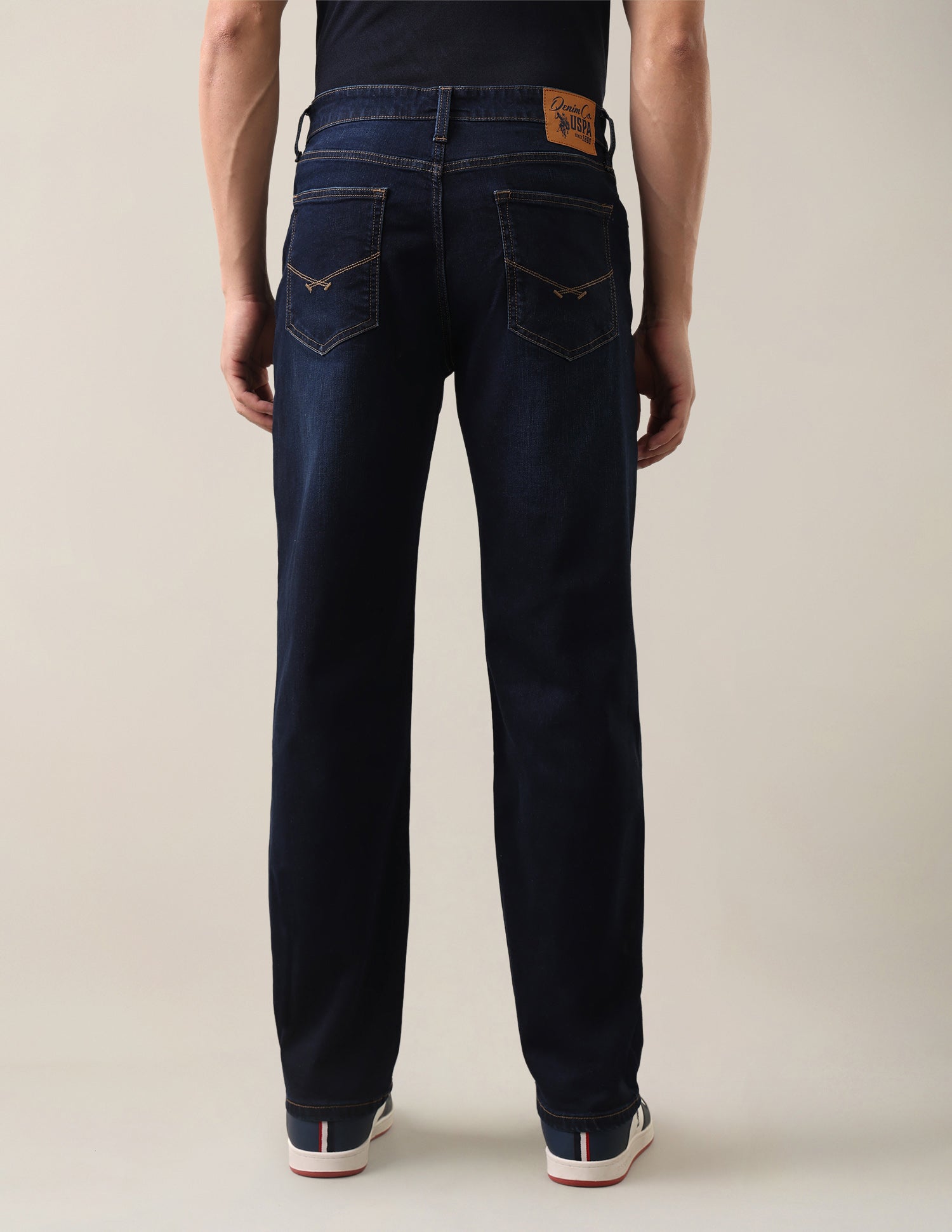 Shawn Relaxed Fit Blue Jeans Indigo - U.S. Polo Assn. India | Large