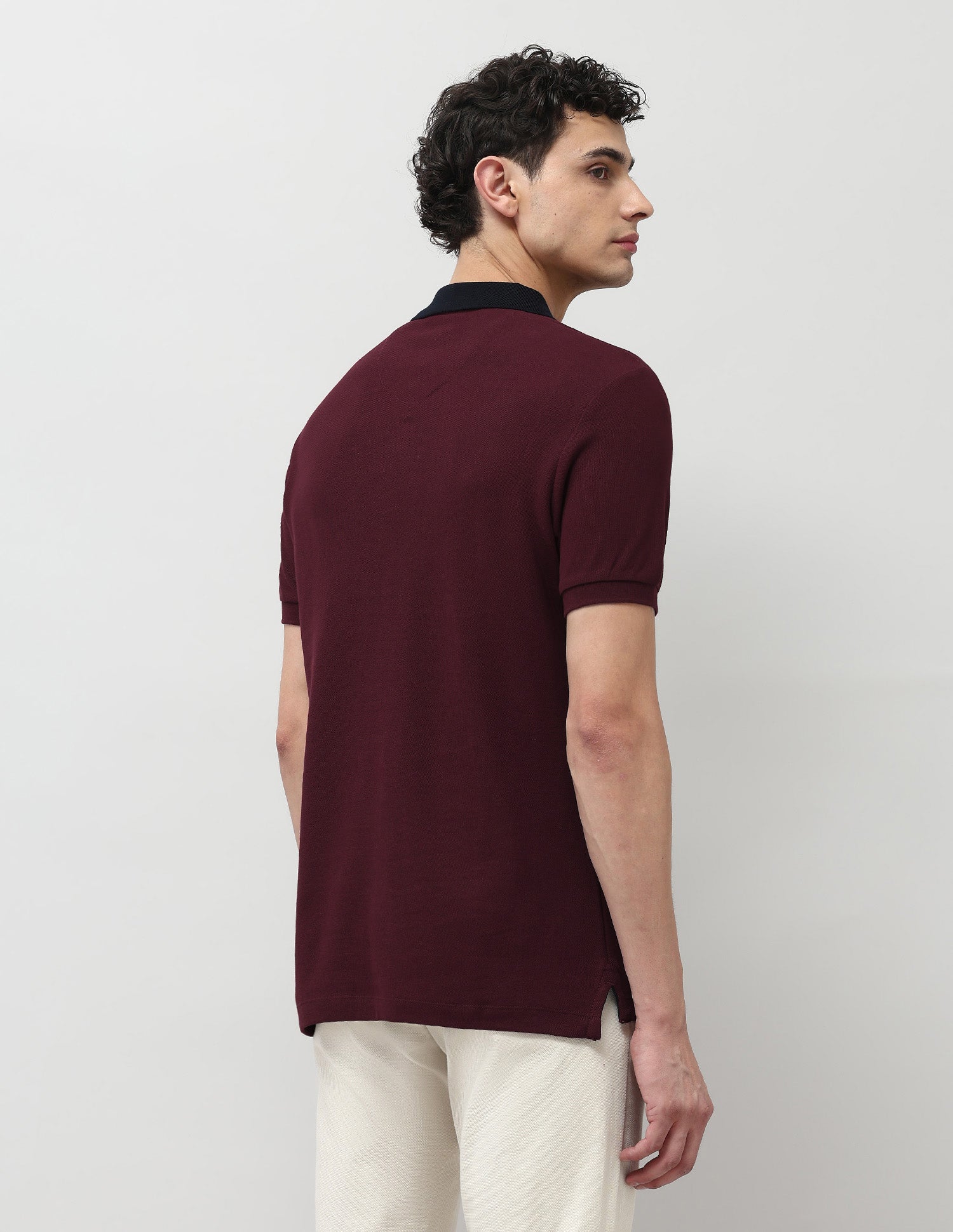 Colorblocked Regular Fit Polo Shirt Maroon - U.S. POLO ASSN. | Large