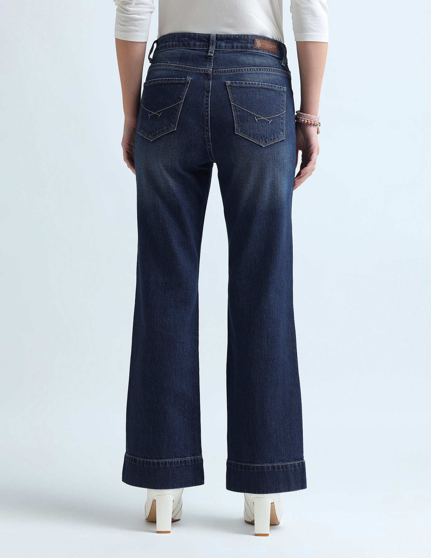 Bootcut Fit Blue Jeans Blue - U.S. POLO ASSN. | Large