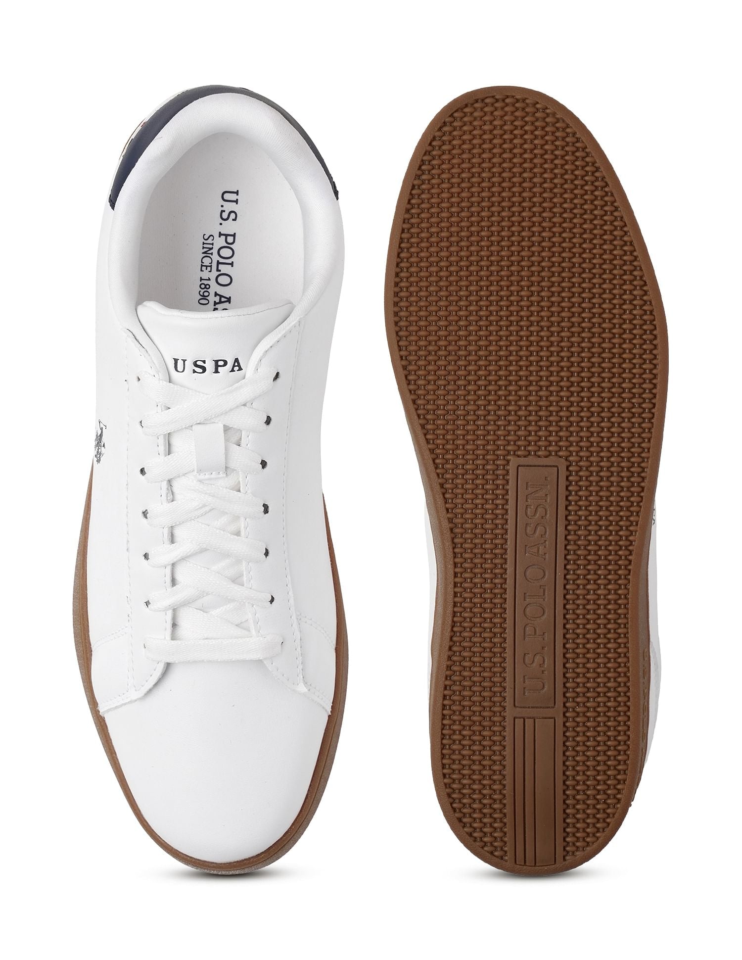 Rheede Solid Casual Sneakers White - U.S. POLO ASSN. | Large