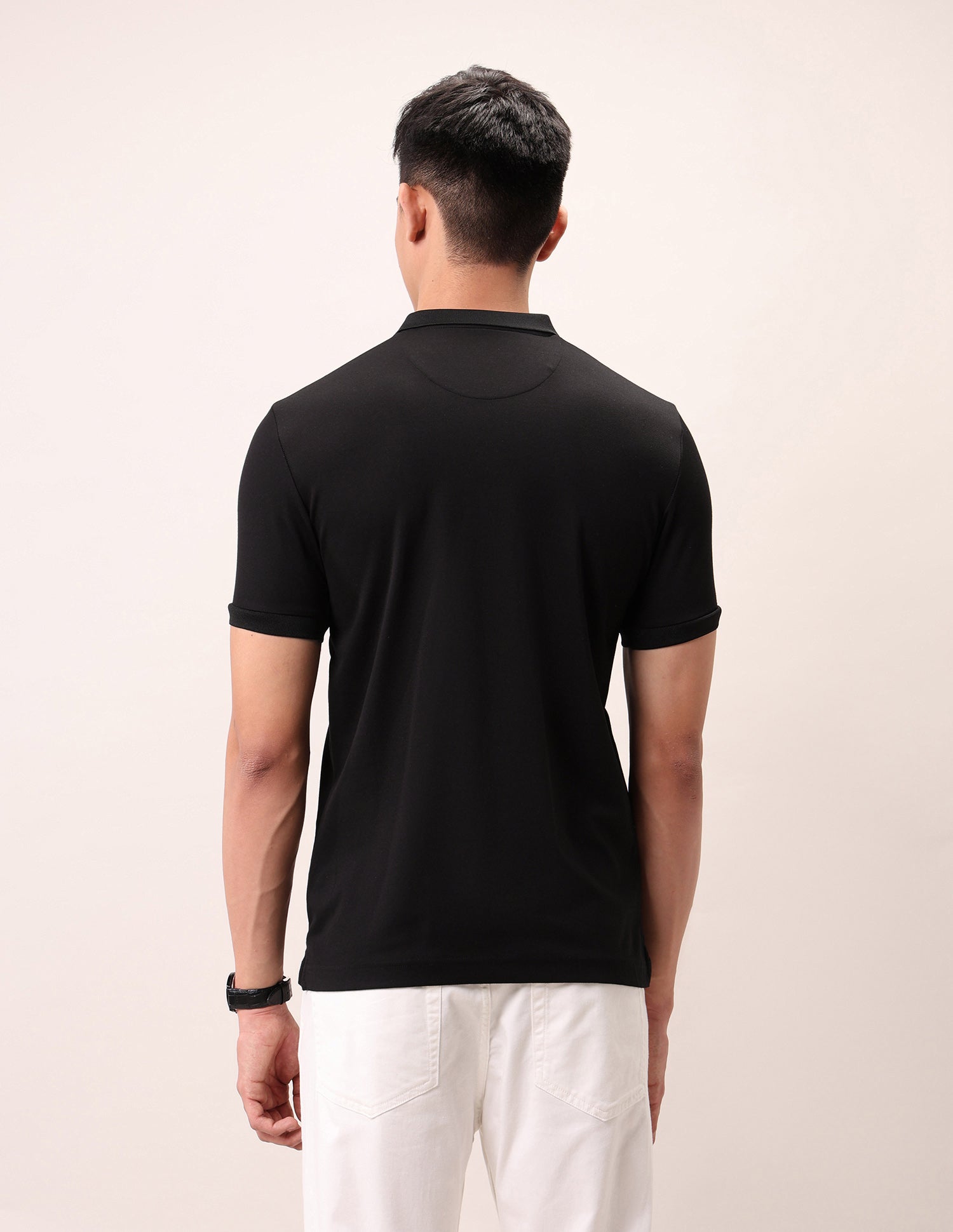 Muscle Fit Outdoor Polo Shirt Black - U.S. Polo Assn. India | Large