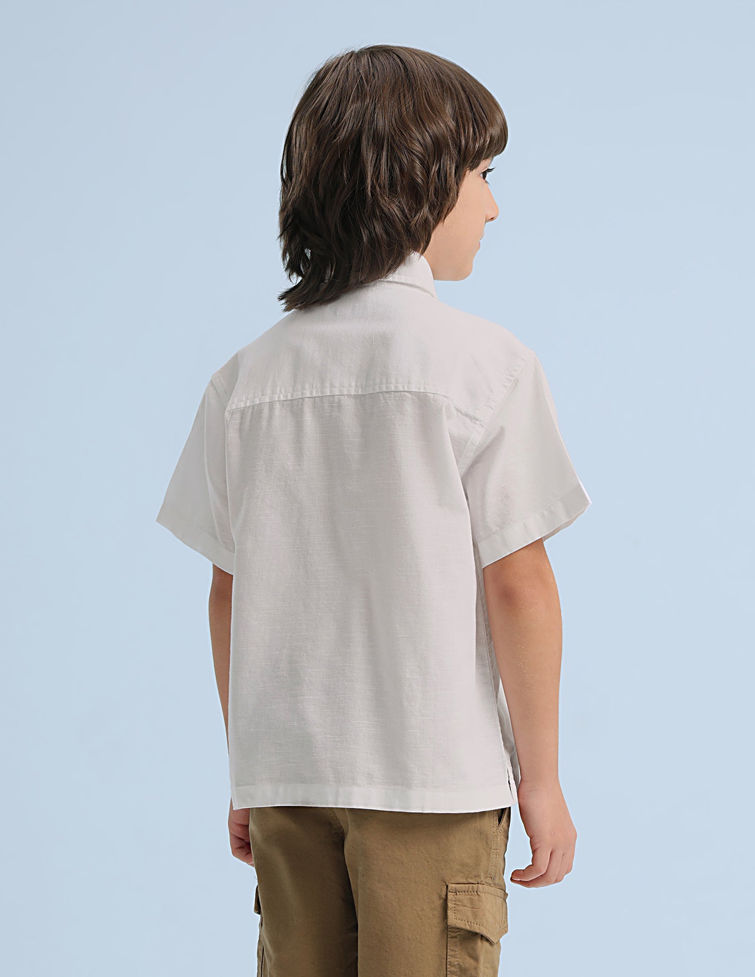 Graphic Printed Regular Fit Shirt White - U.S. Polo Assn. India | Large