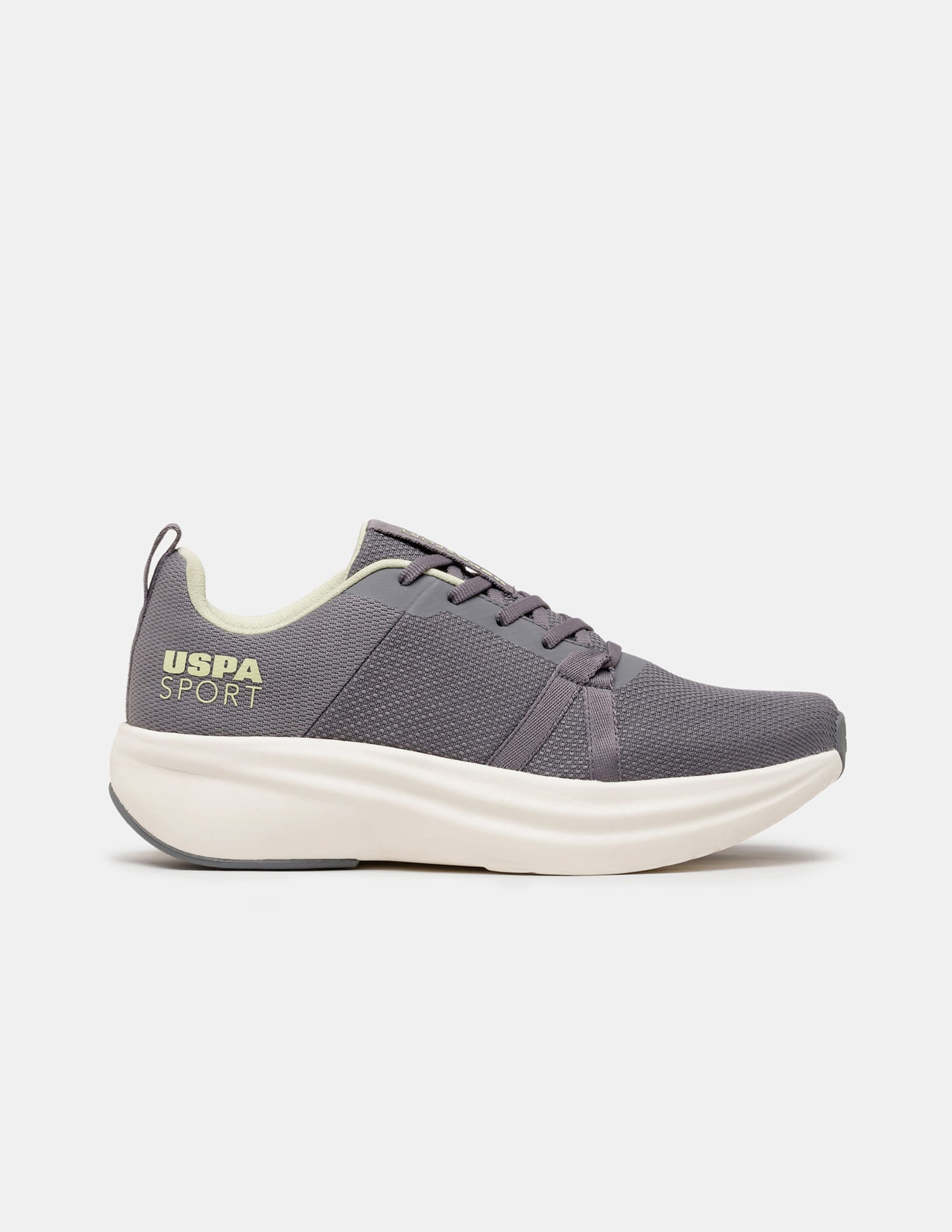 Men Grey Lance Uspa Sport Sneakers Dark Grey - U.S. Polo Assn. India | Large