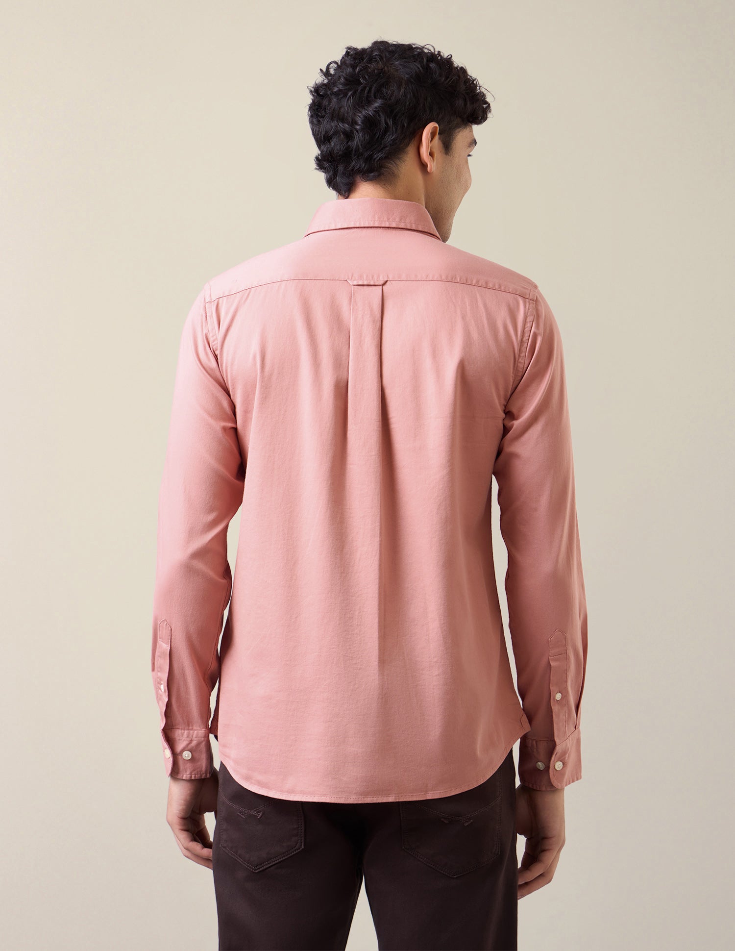 Solid Tailored Fit Shirt Pink - U.S. Polo Assn. India | Large