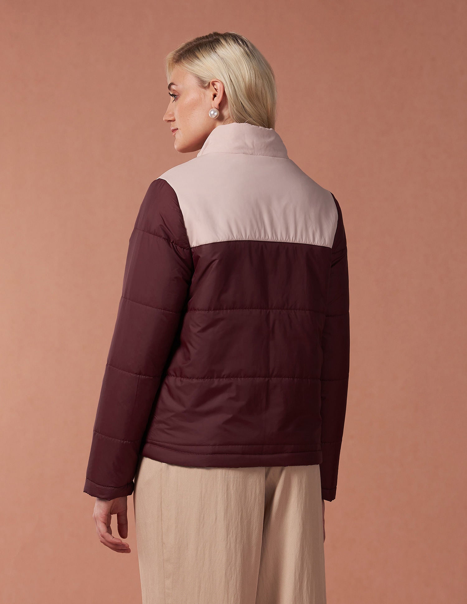 Color Blocked Puffer Jacket Multi - U.S. POLO ASSN. | Large